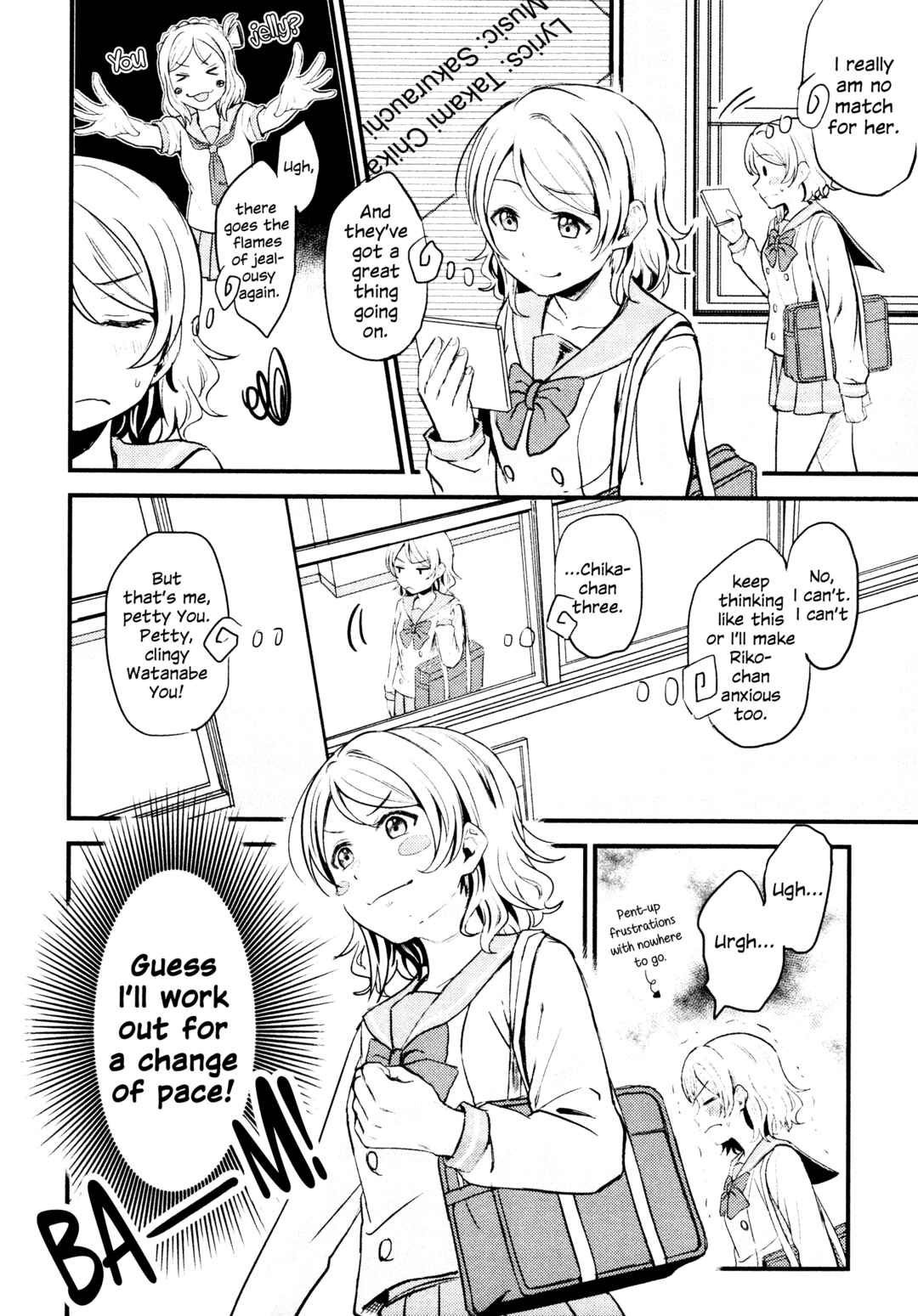Page 12 Chapter 2 Love Live! Sunshine!! - A Love-Tinted Aquamarine (Doujinshi)