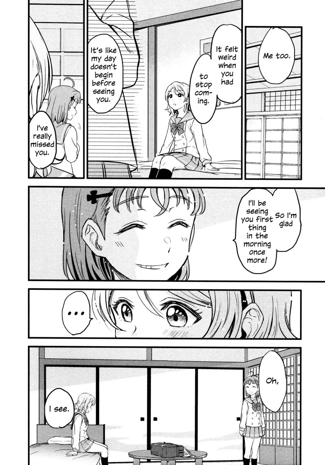 Page 32 Chapter 2 Love Live! Sunshine!! - A Love-Tinted Aquamarine (Doujinshi)