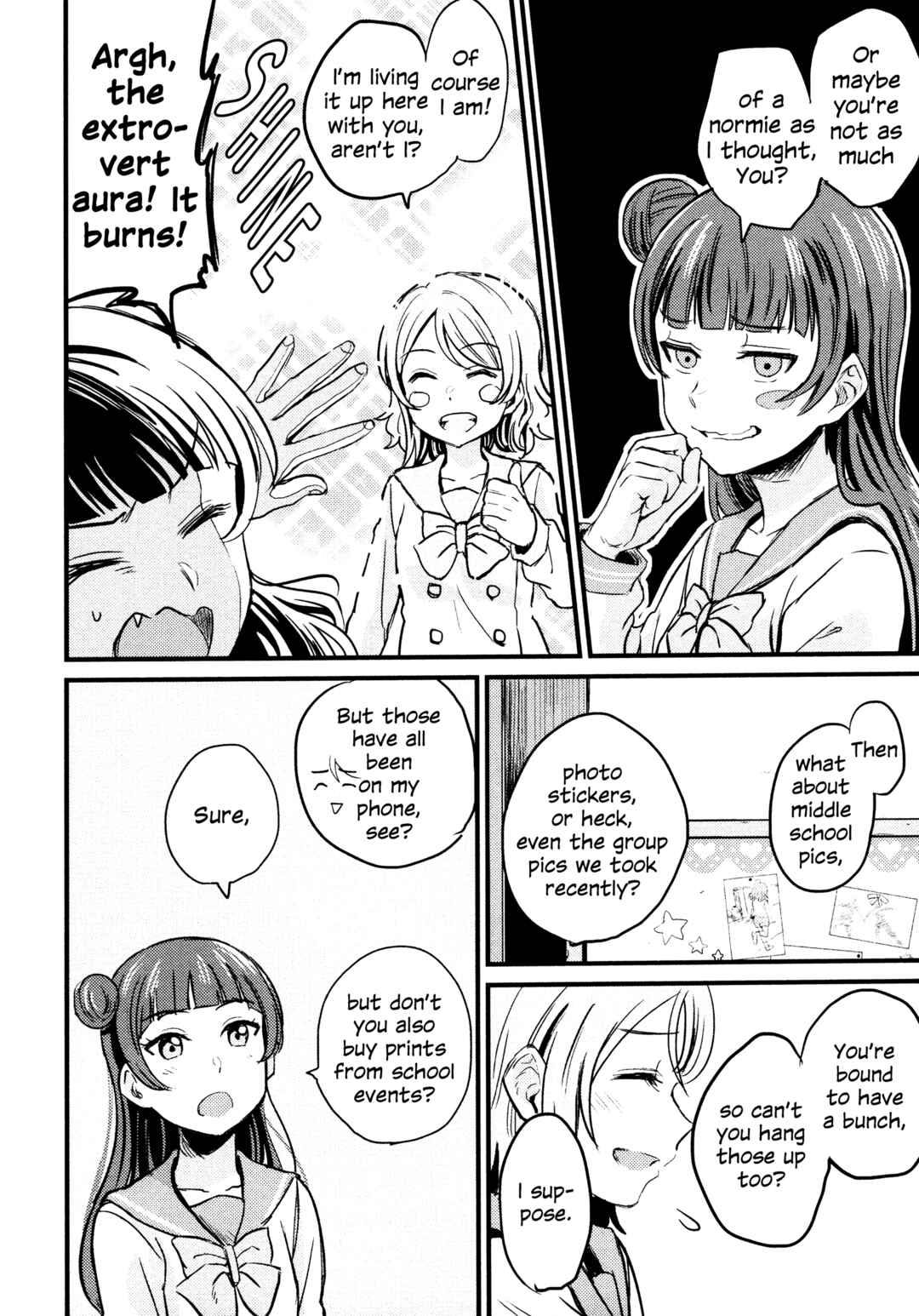Page 4 Chapter 2 Love Live! Sunshine!! - A Love-Tinted Aquamarine (Doujinshi)