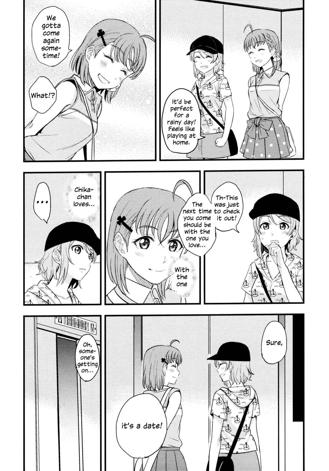Page 24 Chapter 6 Love Live! Sunshine!! - A Love-Tinted Aquamarine (Doujinshi)