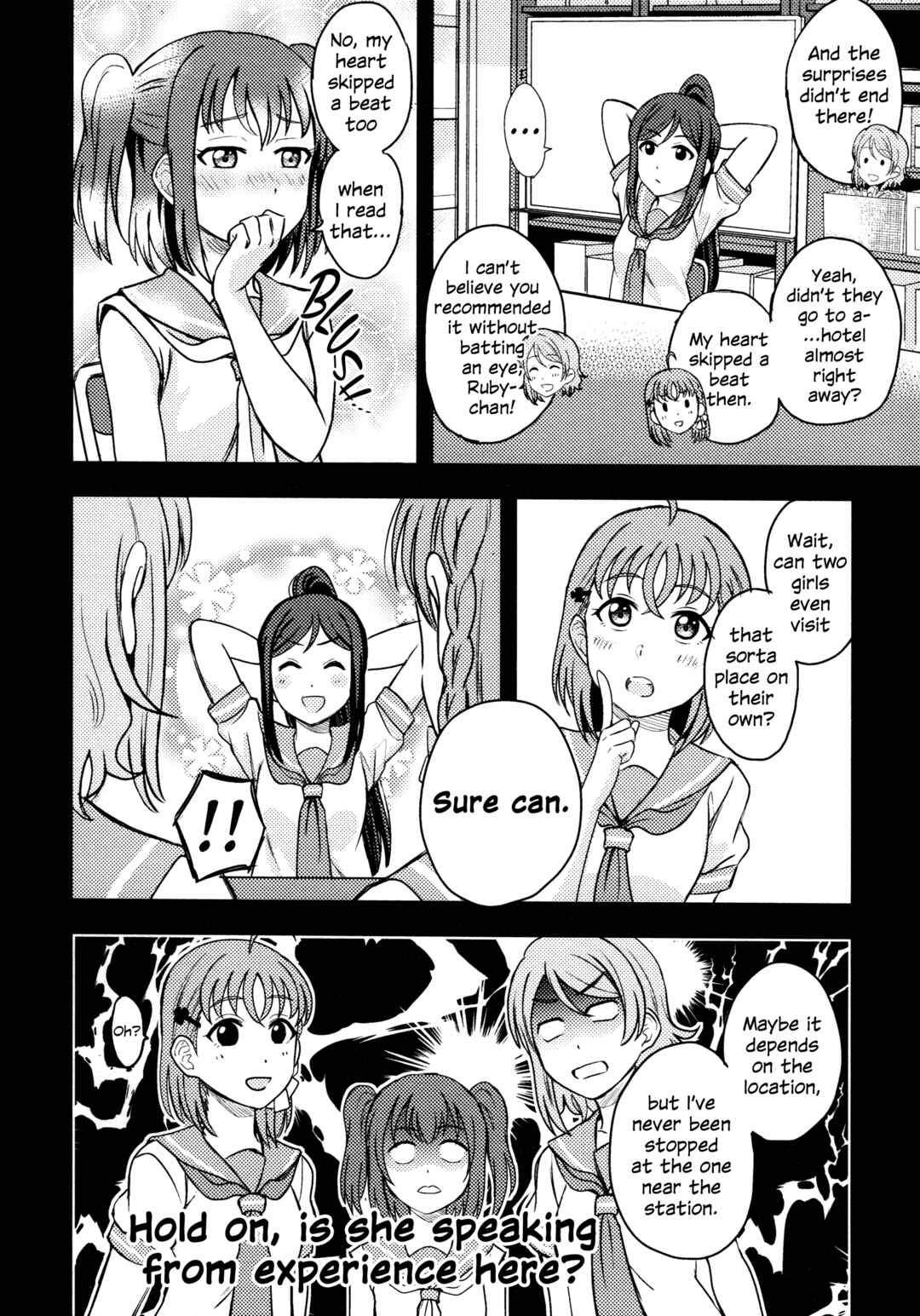 Page 5 Chapter 6 Love Live! Sunshine!! - A Love-Tinted Aquamarine (Doujinshi)