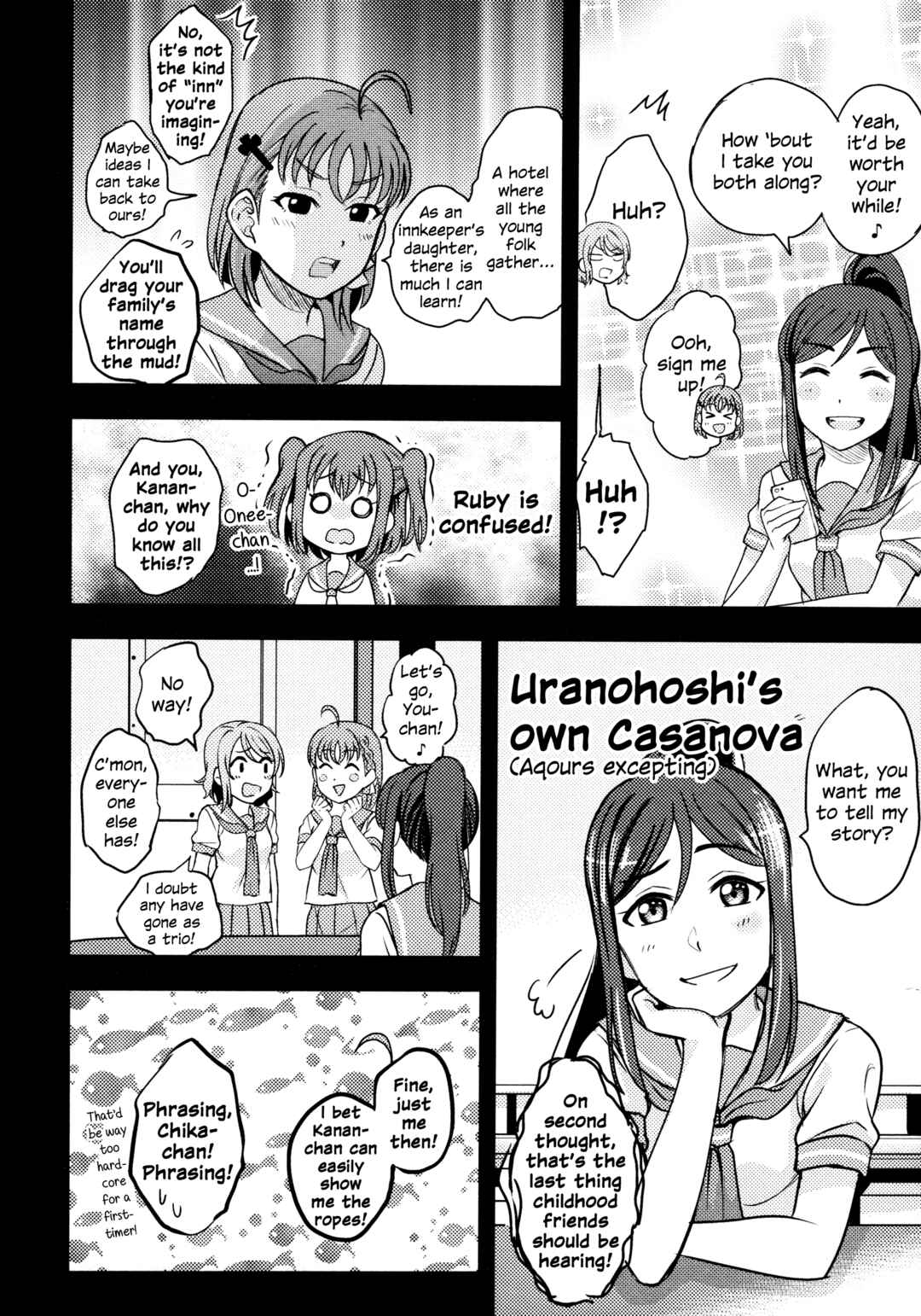 Page 7 Chapter 6 Love Live! Sunshine!! - A Love-Tinted Aquamarine (Doujinshi)