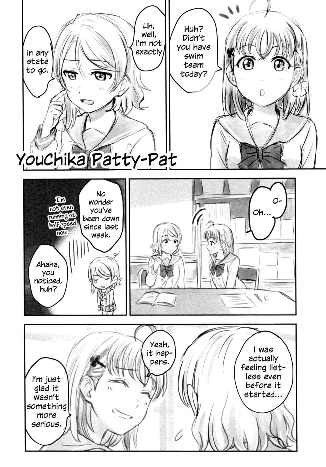 Page 38 Chapter 5 Love Live! Sunshine!! - A Love-Tinted Aquamarine (Doujinshi)