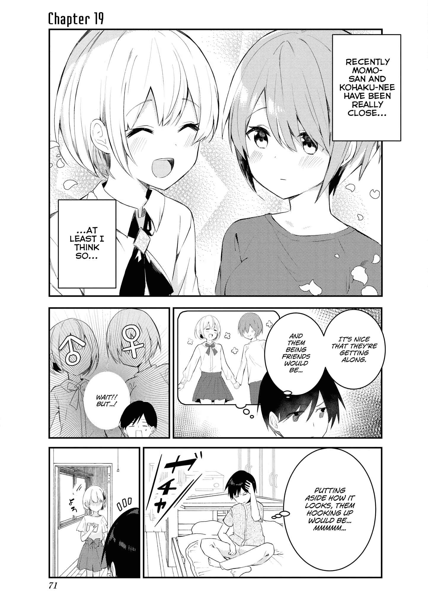 Page 1 Chapter 19 Suki koso Momo no Jouzu nare!