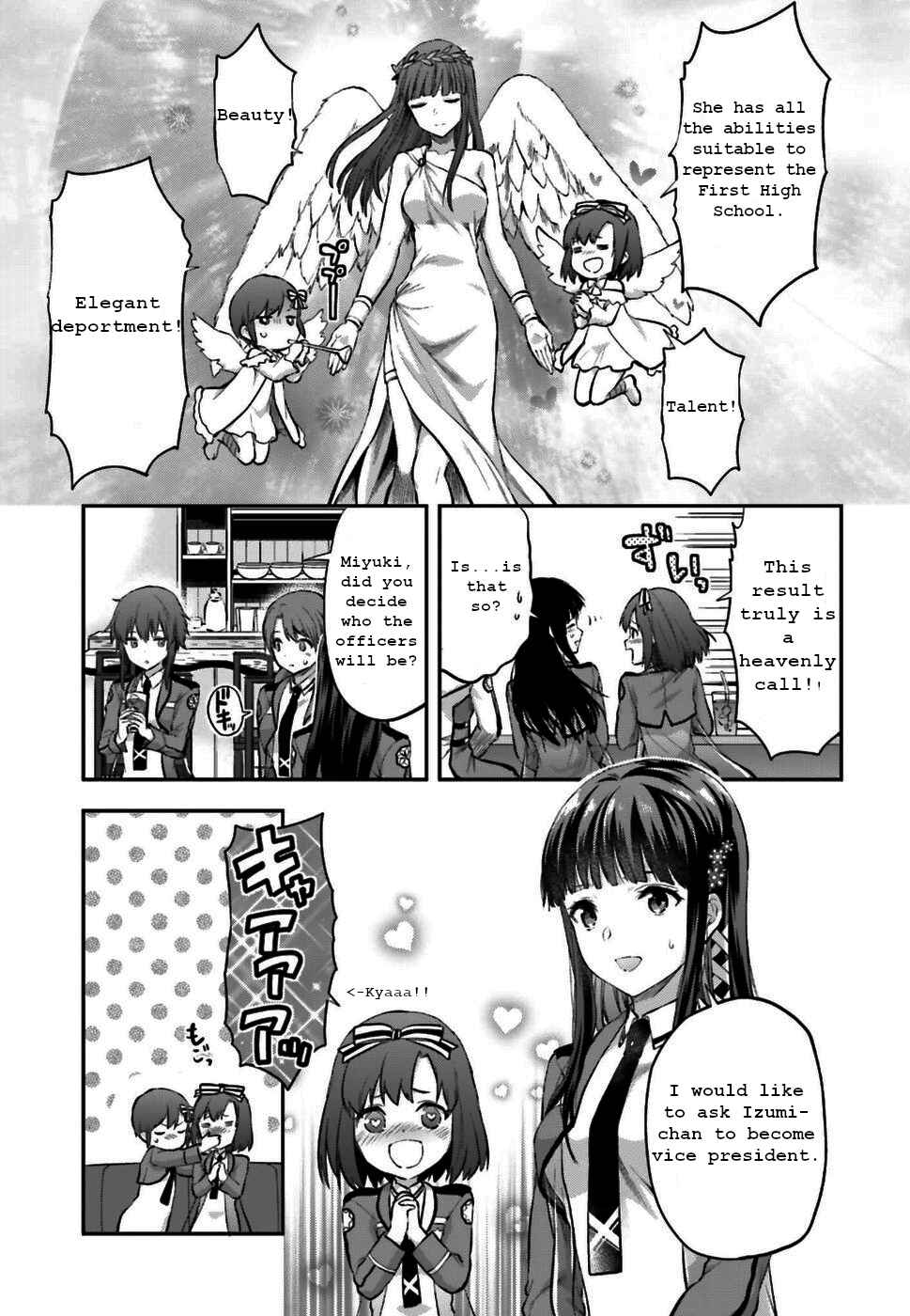 Page 8 Chapter 3 Mahouka Koukou no Rettousei - Koto Nairan-hen