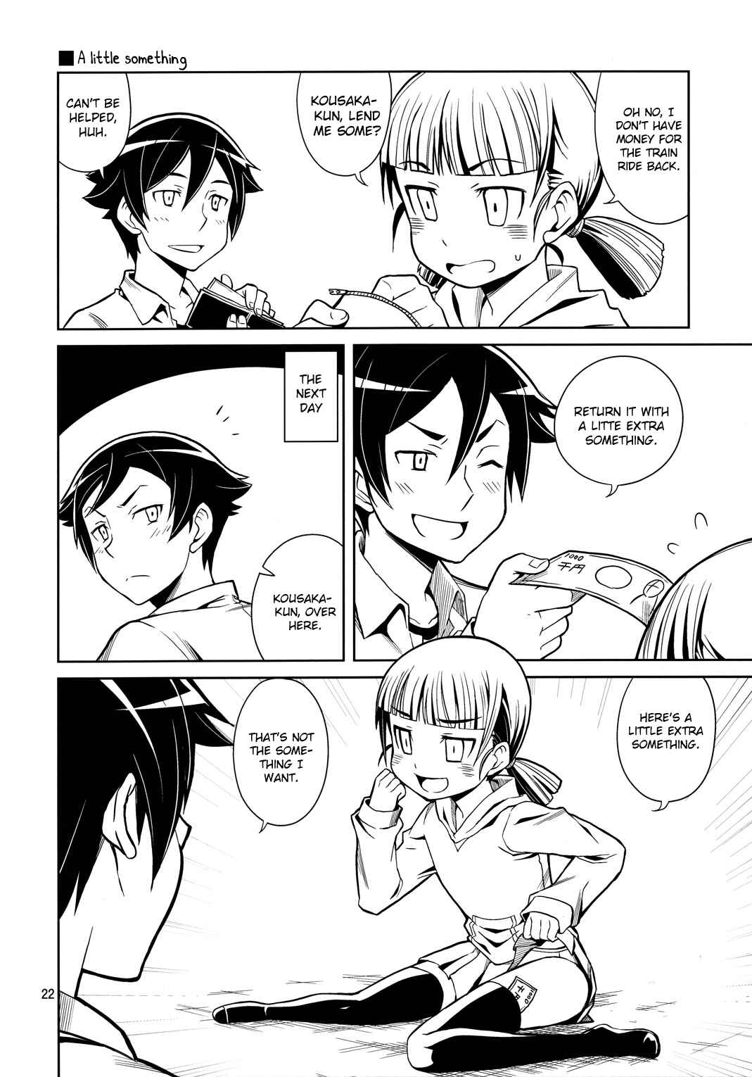 Page 22 Chapter Unknown_b343 Ore no Imouto ga Konna ni Kawaii Wake ga Nai - Ore no Imouto-tachi ga Konna ni Shishunki na Wake ga Nai (Doujinshi)