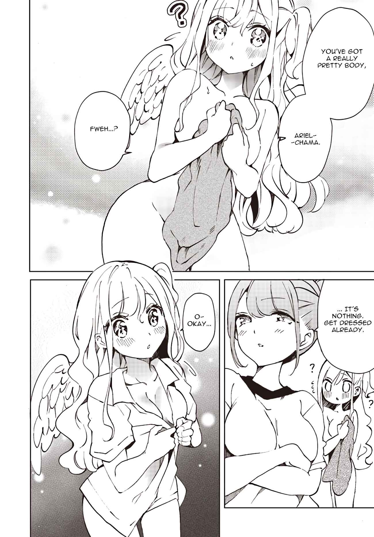 Page 14 Chapter 4 Watashi, Elite Tenshi desu ga Nankoufuraku na JK ni Komattemasu!