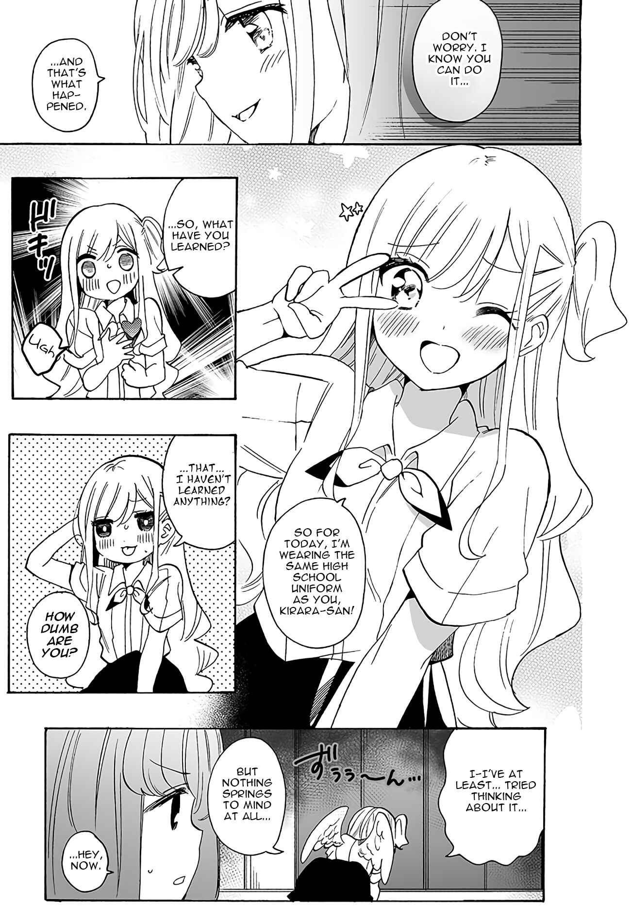 Page 7 Chapter 8 Watashi, Elite Tenshi desu ga Nankoufuraku na JK ni Komattemasu!