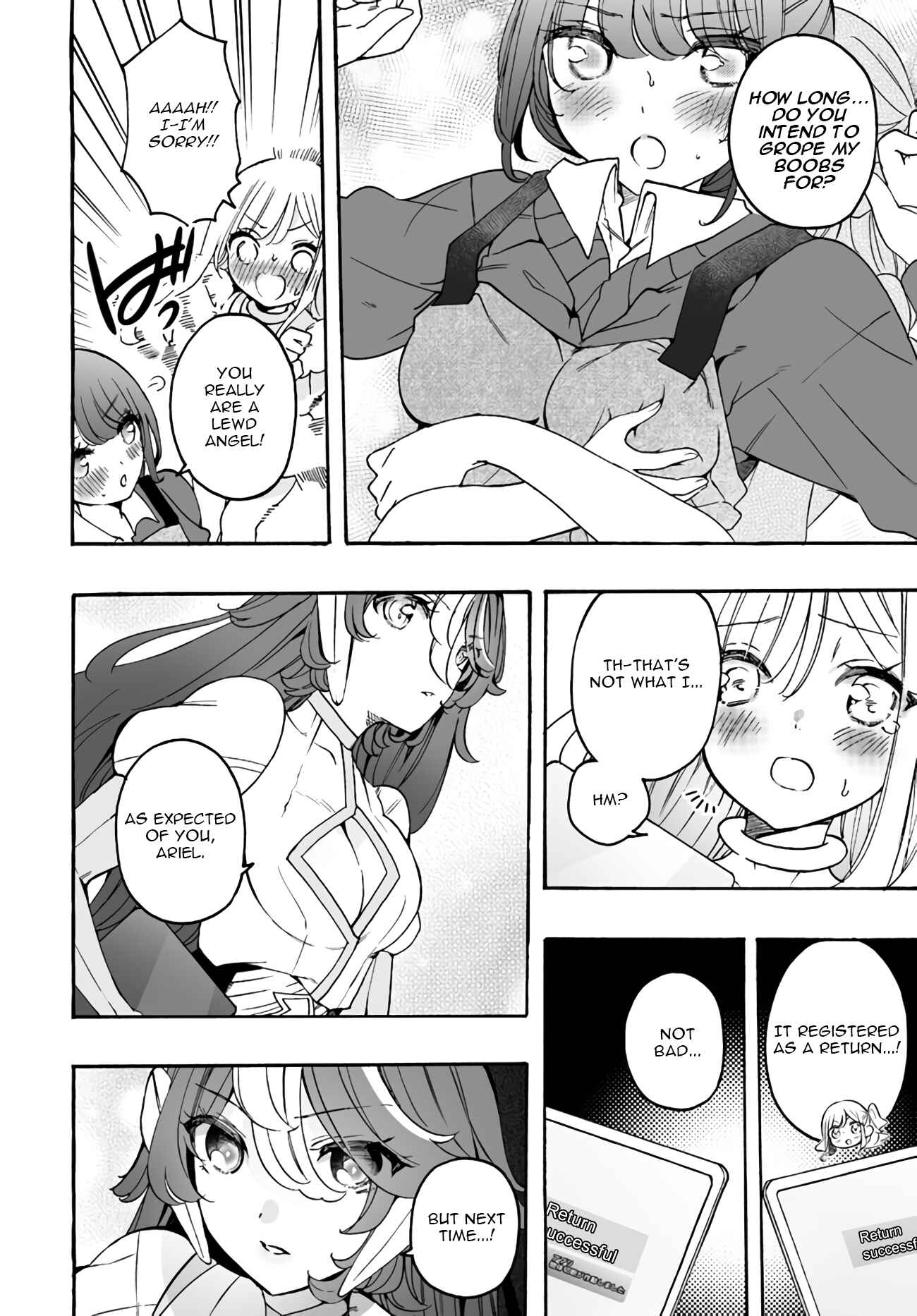 Page 4 Chapter 13.01 Watashi, Elite Tenshi desu ga Nankoufuraku na JK ni Komattemasu!