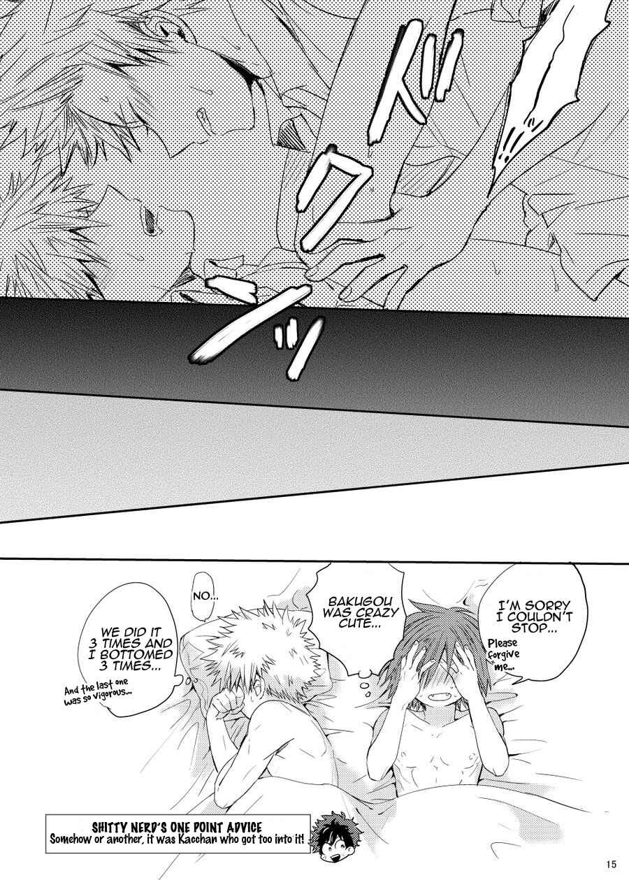 Page 14 Chapter Unknown_fa1c Boku no Hero Academia - Otoko nara komakee koto wa ki ni sunna (Doujinshi)