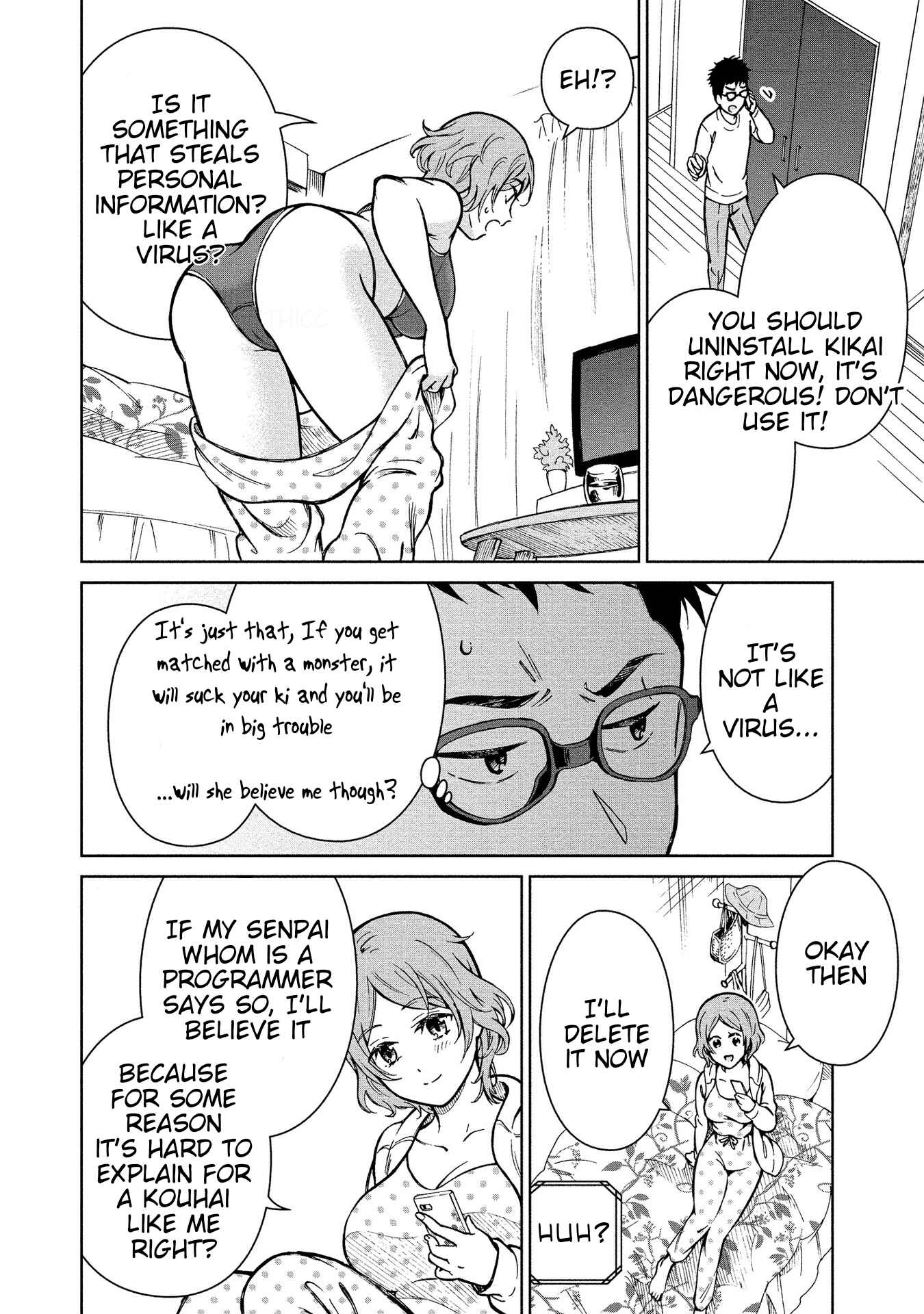Page 19 Chapter 2 Monokano - Mononoke Kanojo-tachi to Matching Shita Shushoku no Ore
