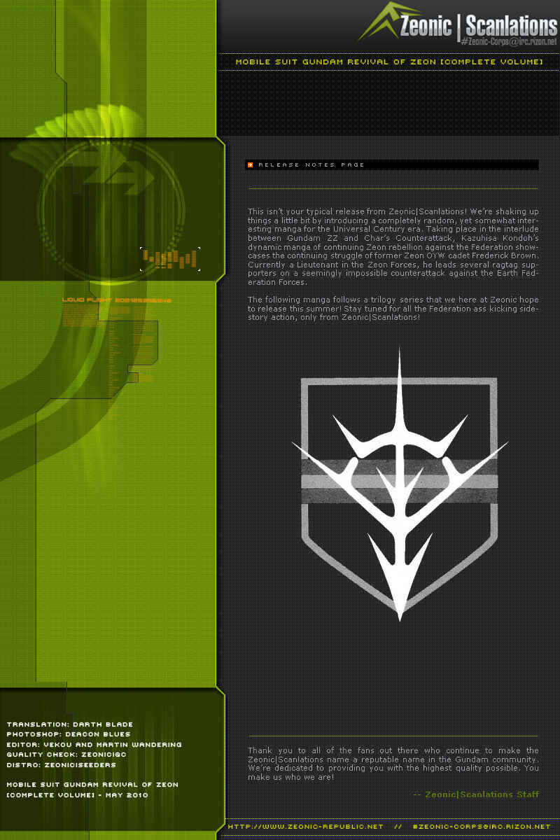 Page 31 Chapter 3 Mobile Suit Gundam - The Revival of Zeon