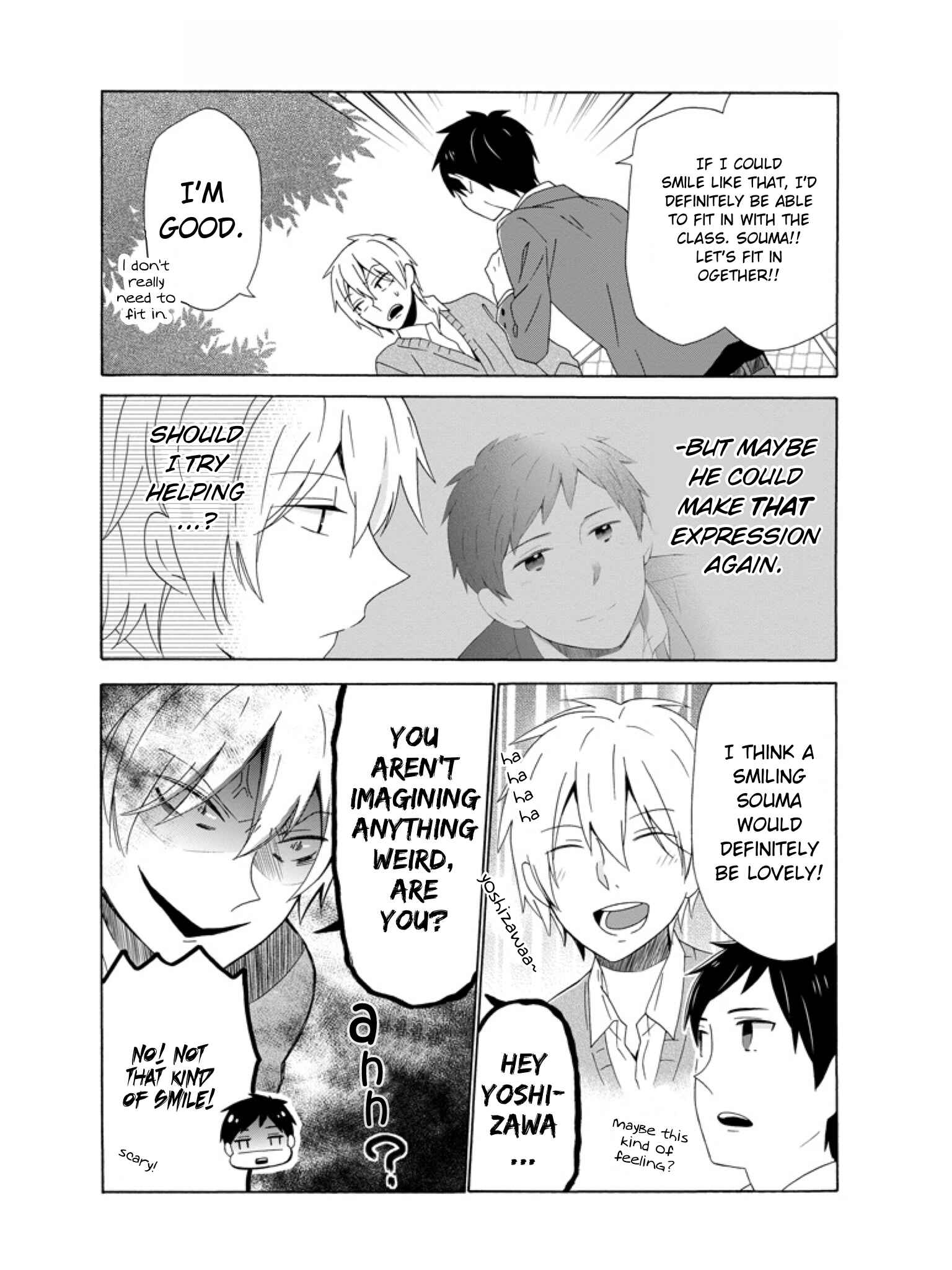 Page 4 Chapter 2 Kao ni Dasenai Yoshizawa-kun