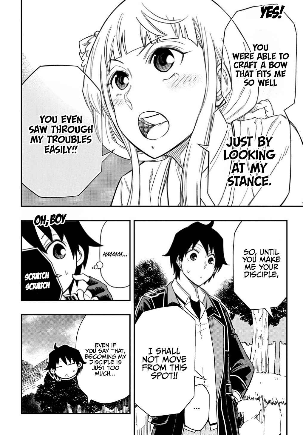 Page 5 Chapter 13 Kiyoubinbou, Jou wo Tateru ~Kaitaku Gakuen no Rettousei na no ni, Joukyuu-shoku no Skill to Mahou ga Subete Tsukaemasu~