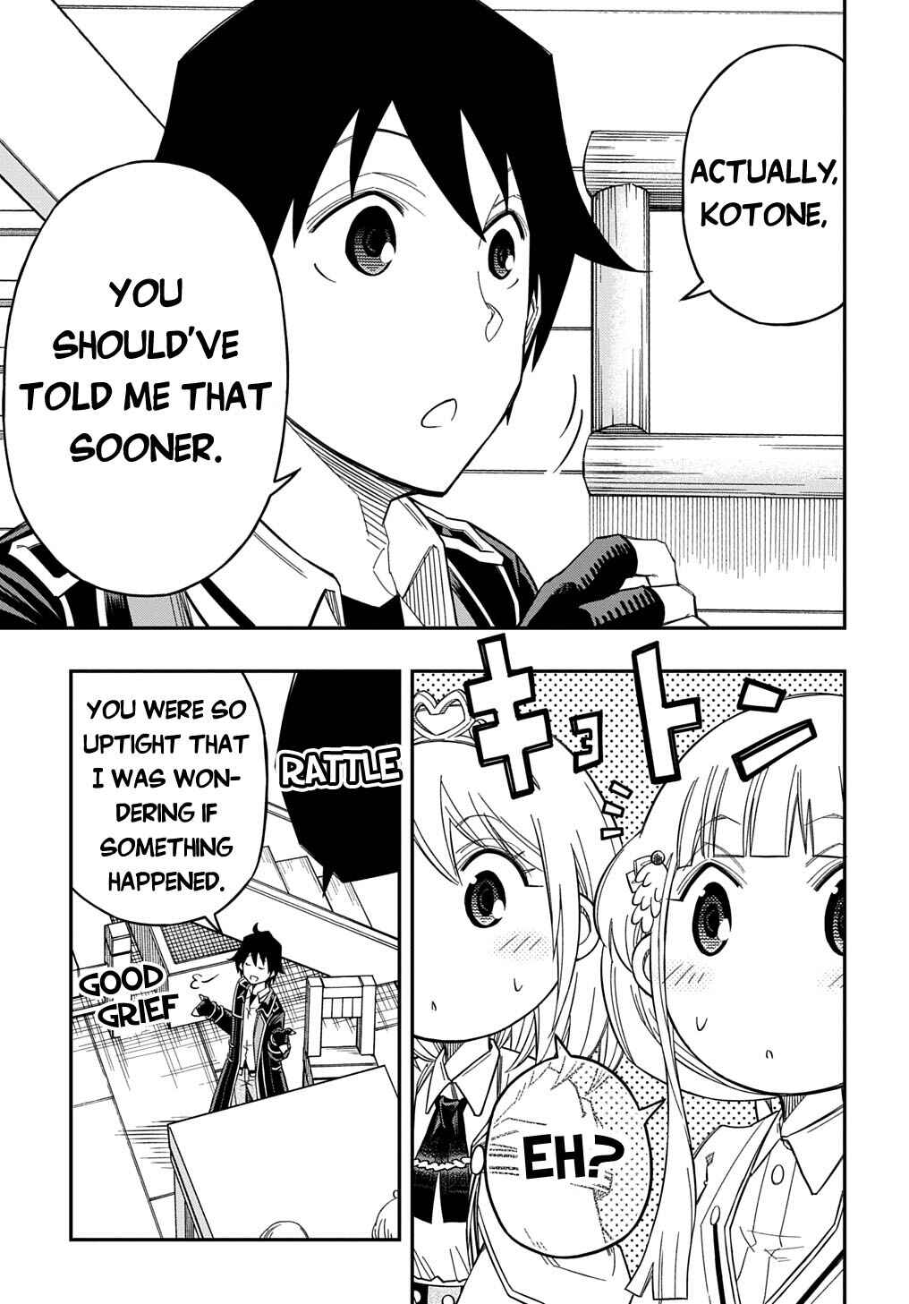 Page 28 Chapter 24 Kiyoubinbou, Jou wo Tateru ~Kaitaku Gakuen no Rettousei na no ni, Joukyuu-shoku no Skill to Mahou ga Subete Tsukaemasu~