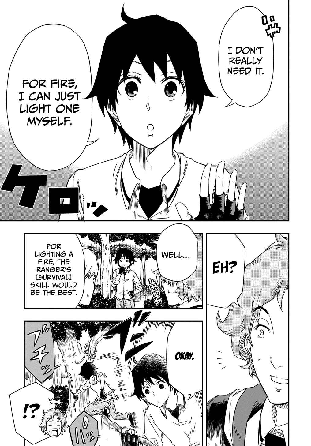 Page 10 Chapter 3 Kiyoubinbou, Jou wo Tateru ~Kaitaku Gakuen no Rettousei na no ni, Joukyuu-shoku no Skill to Mahou ga Subete Tsukaemasu~
