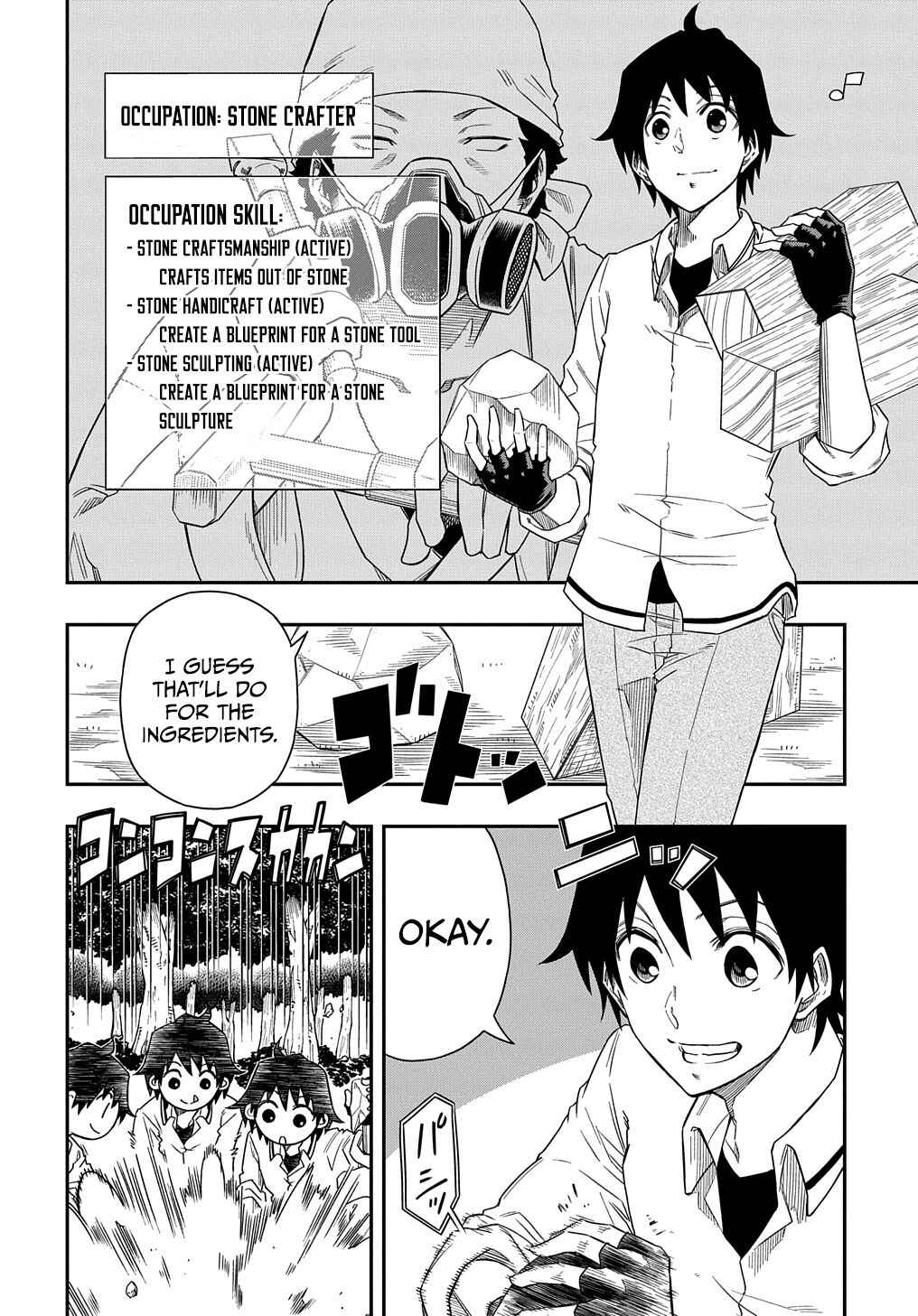 Page 5 Chapter 4 Kiyoubinbou, Jou wo Tateru ~Kaitaku Gakuen no Rettousei na no ni, Joukyuu-shoku no Skill to Mahou ga Subete Tsukaemasu~