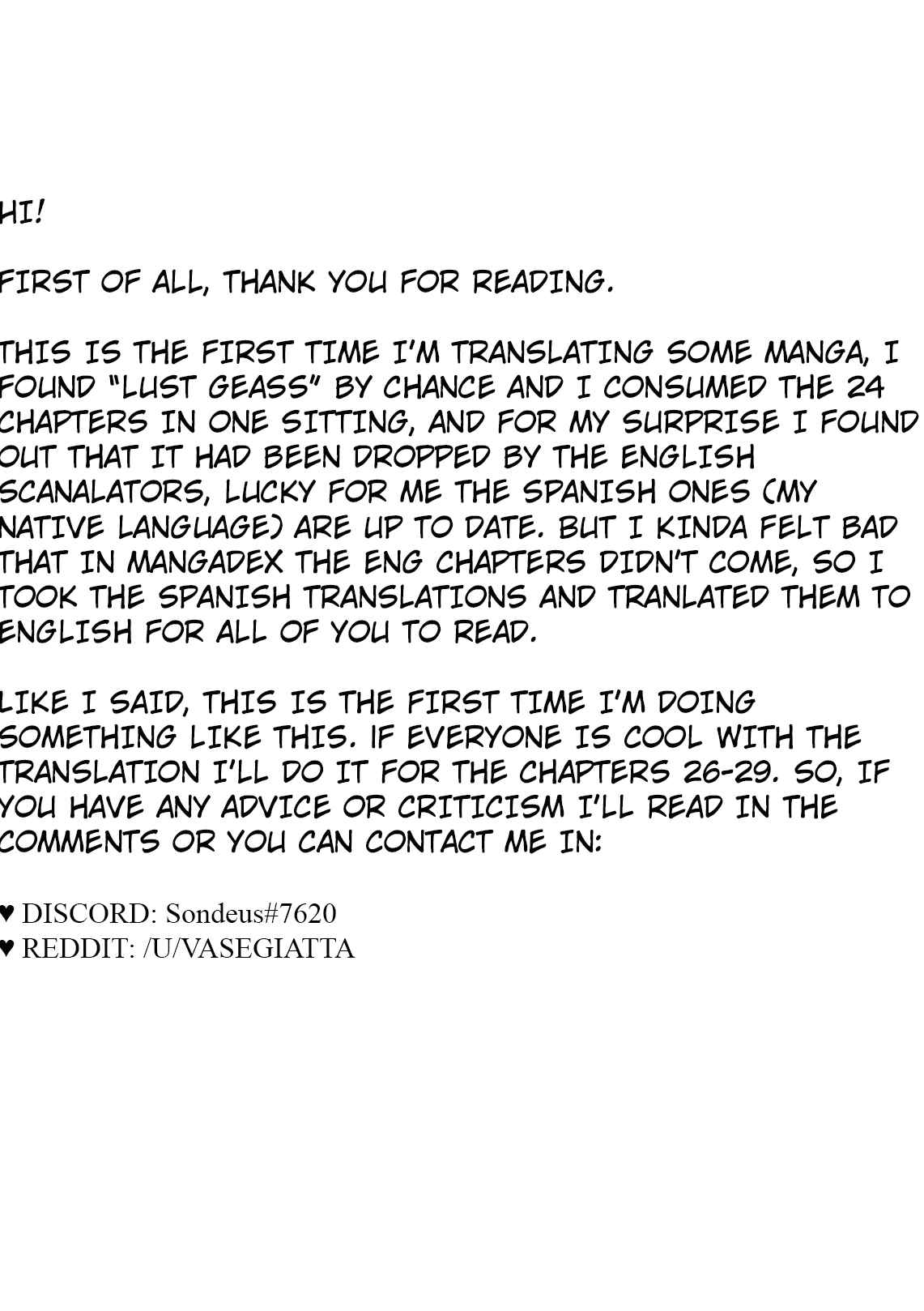 Page 22 Chapter 25 Lust Geass