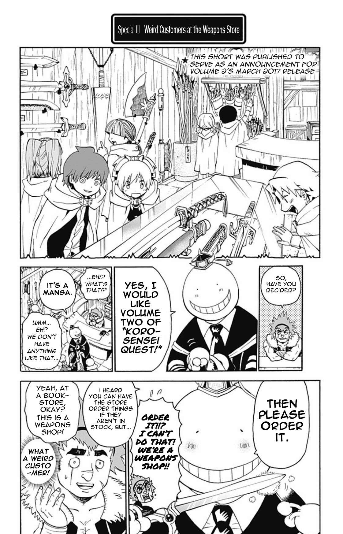 Page 6 Chapter 17.5 Korosensei Quest!
