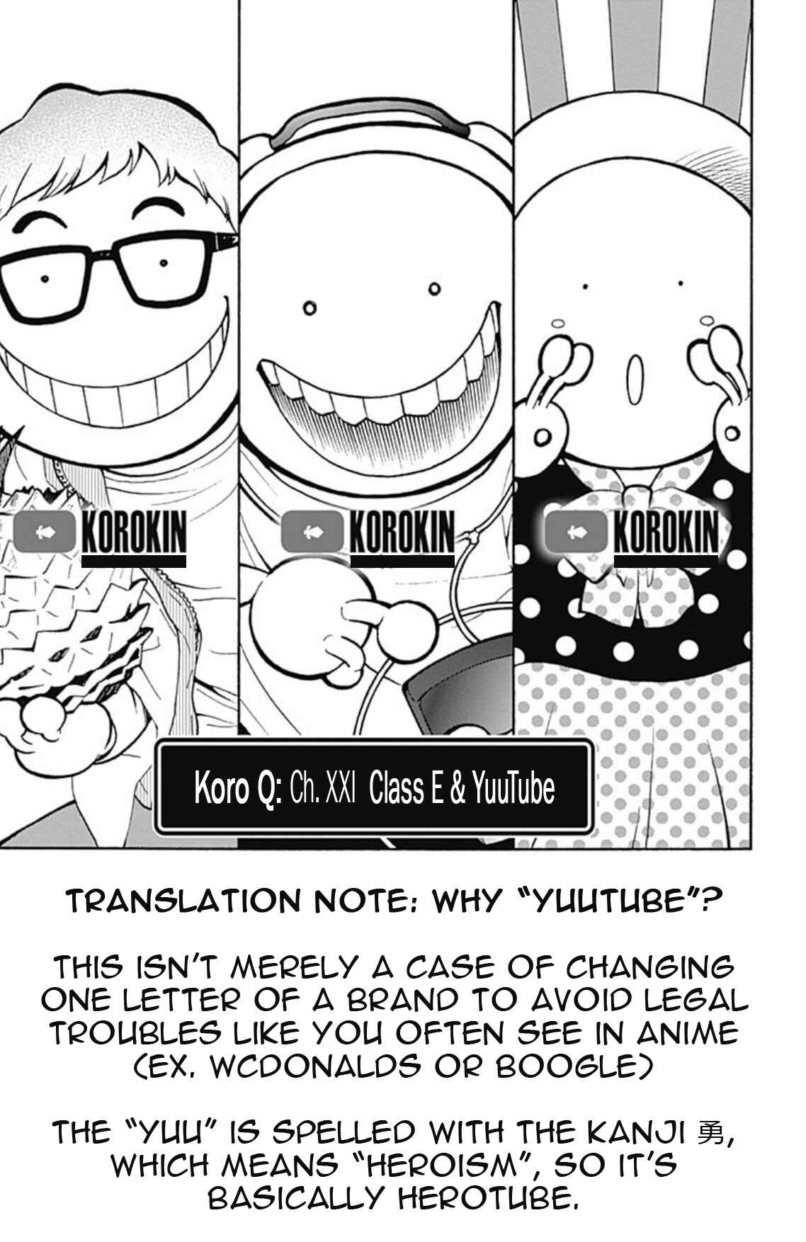 Page 33 Chapter 21 Korosensei Quest!