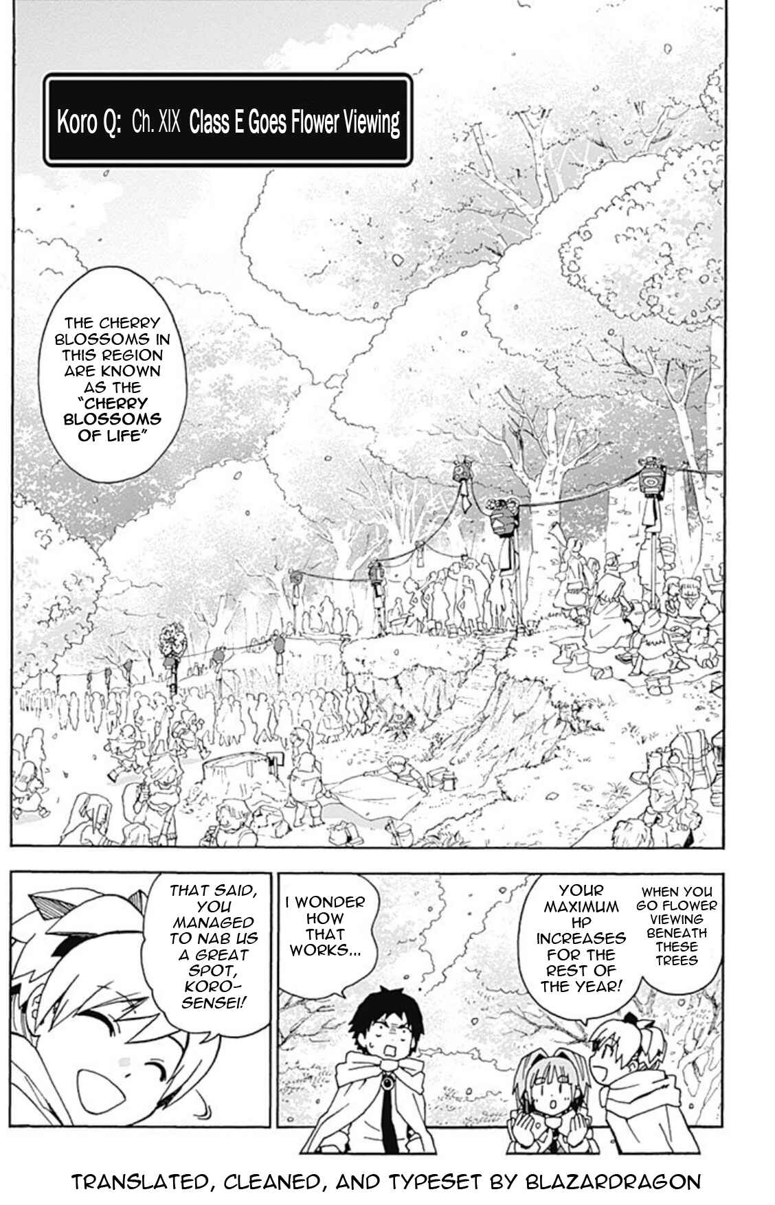 Page 1 Chapter 19 Korosensei Quest!