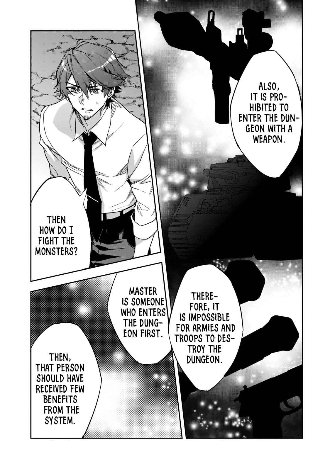 Page 12 Chapter 2 Dungeon Busters ~Chuunen Otoko desu ga Niwa ni Dungeon ga Shutsugen shita node Sekai wo Sukuimasu~