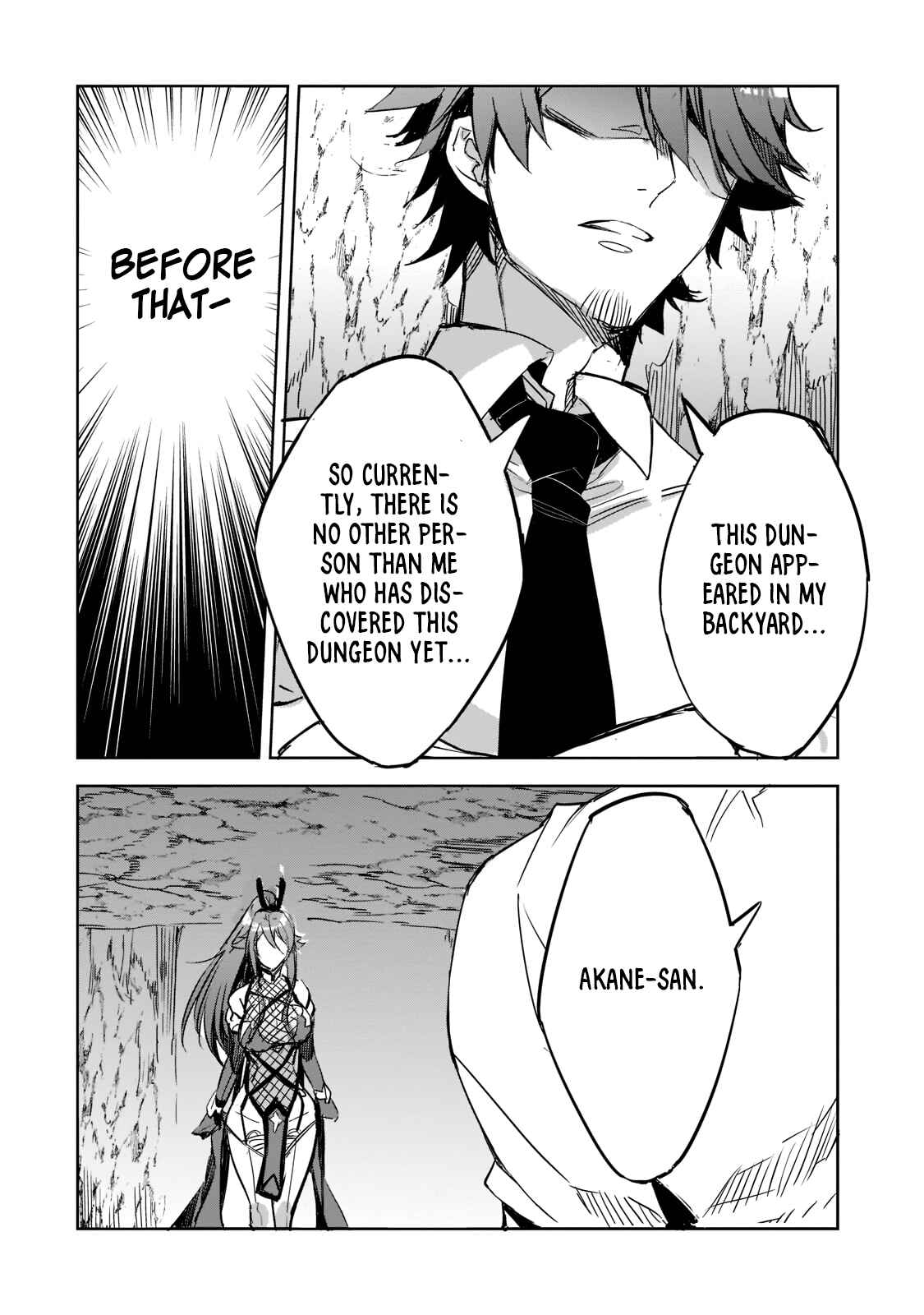 Page 35 Chapter 2 Dungeon Busters ~Chuunen Otoko desu ga Niwa ni Dungeon ga Shutsugen shita node Sekai wo Sukuimasu~