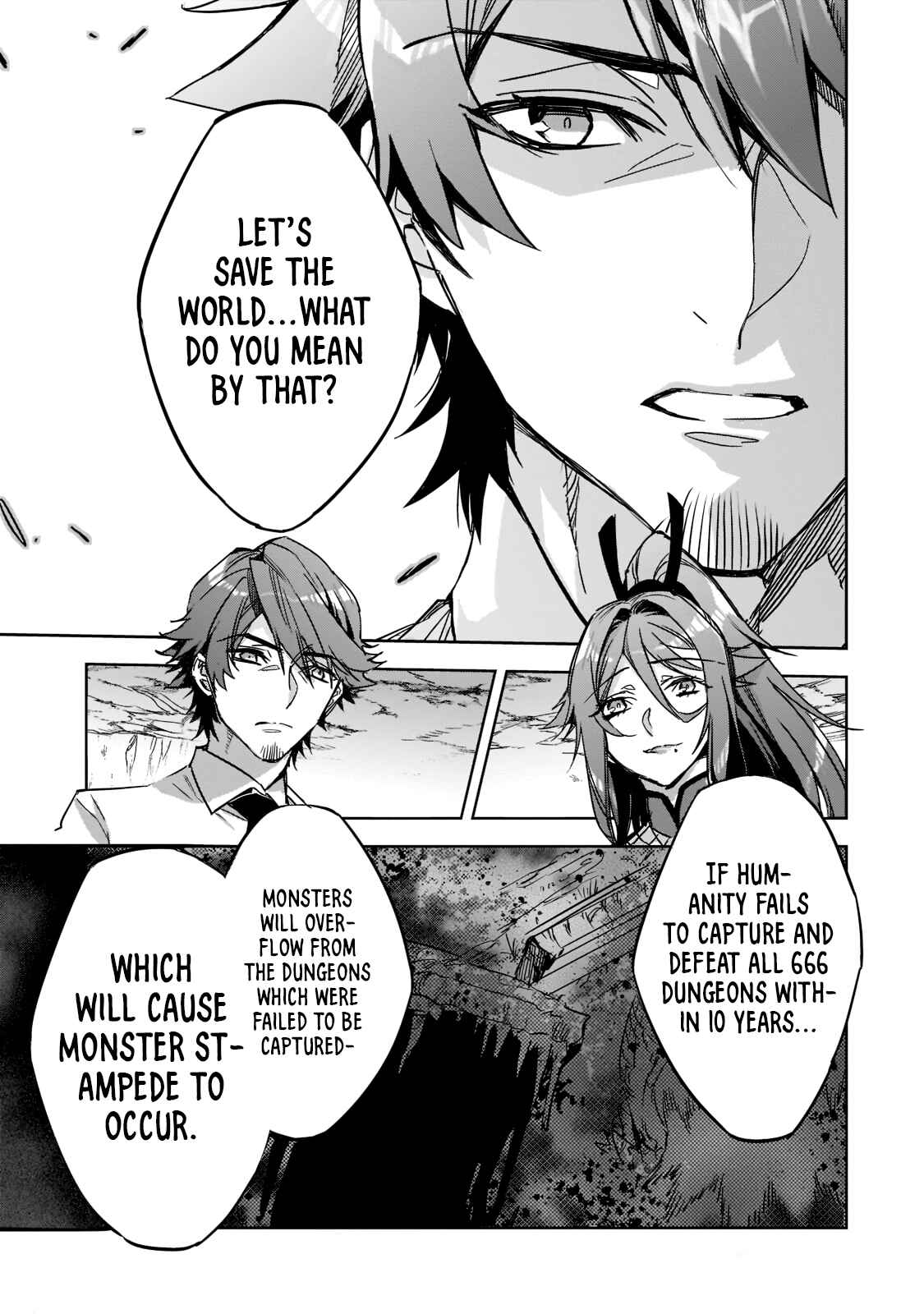 Page 36 Chapter 2 Dungeon Busters ~Chuunen Otoko desu ga Niwa ni Dungeon ga Shutsugen shita node Sekai wo Sukuimasu~