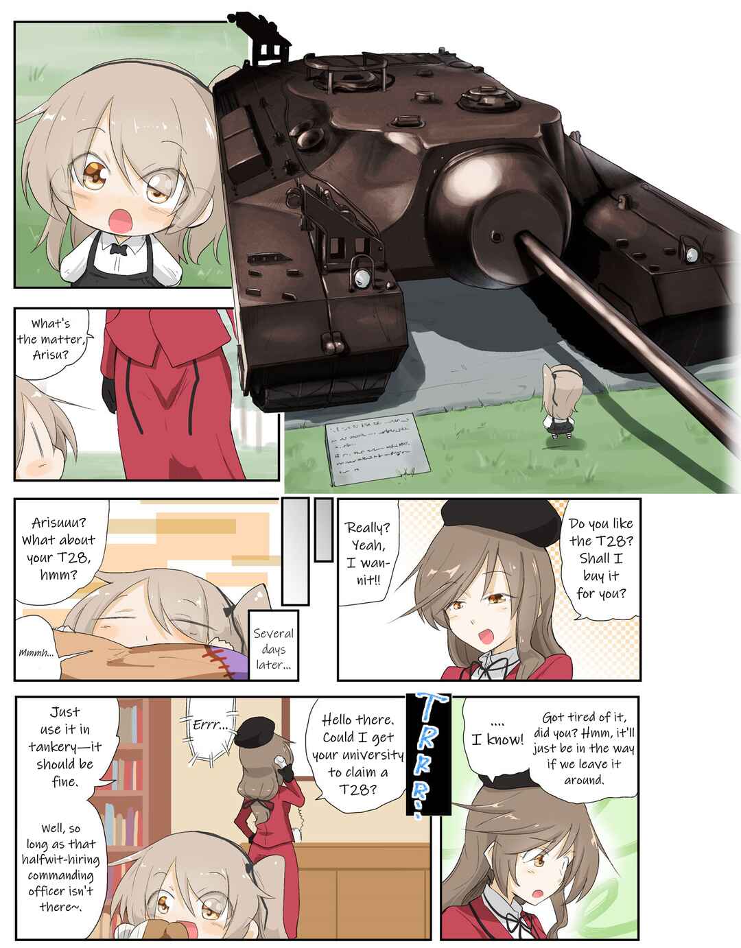 Page 1 Chapter 17 Girls und Panzer Kindergarten Returns