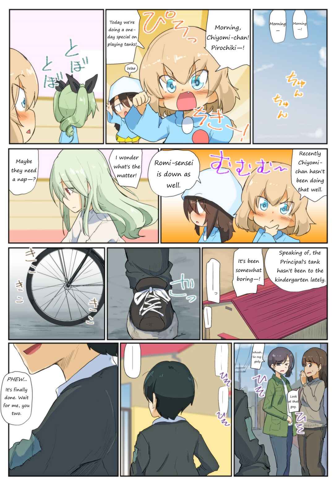 Page 9 Chapter 80 Girls und Panzer Kindergarten Returns