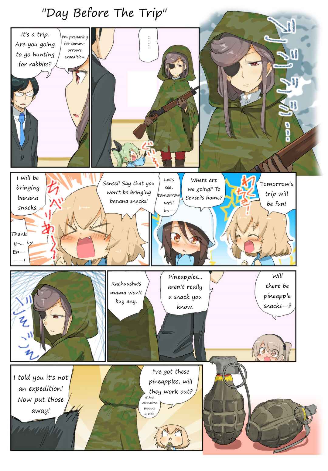 Page 3 Chapter 75 Girls und Panzer Kindergarten Returns