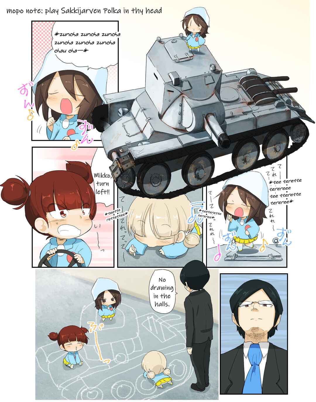 Page 3 Chapter 16 Girls und Panzer Kindergarten Returns