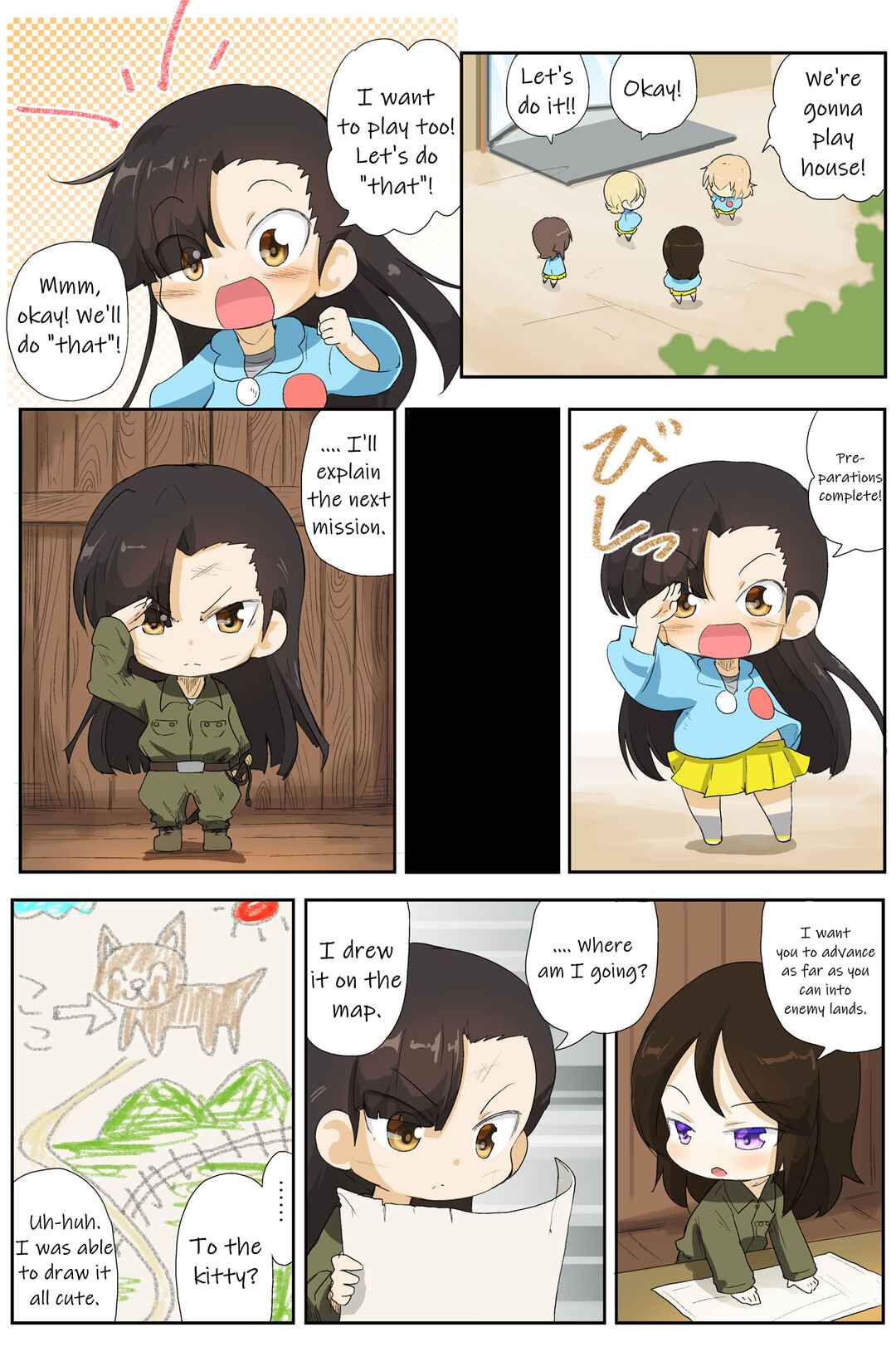 Page 2 Chapter 26 Girls und Panzer Kindergarten Returns