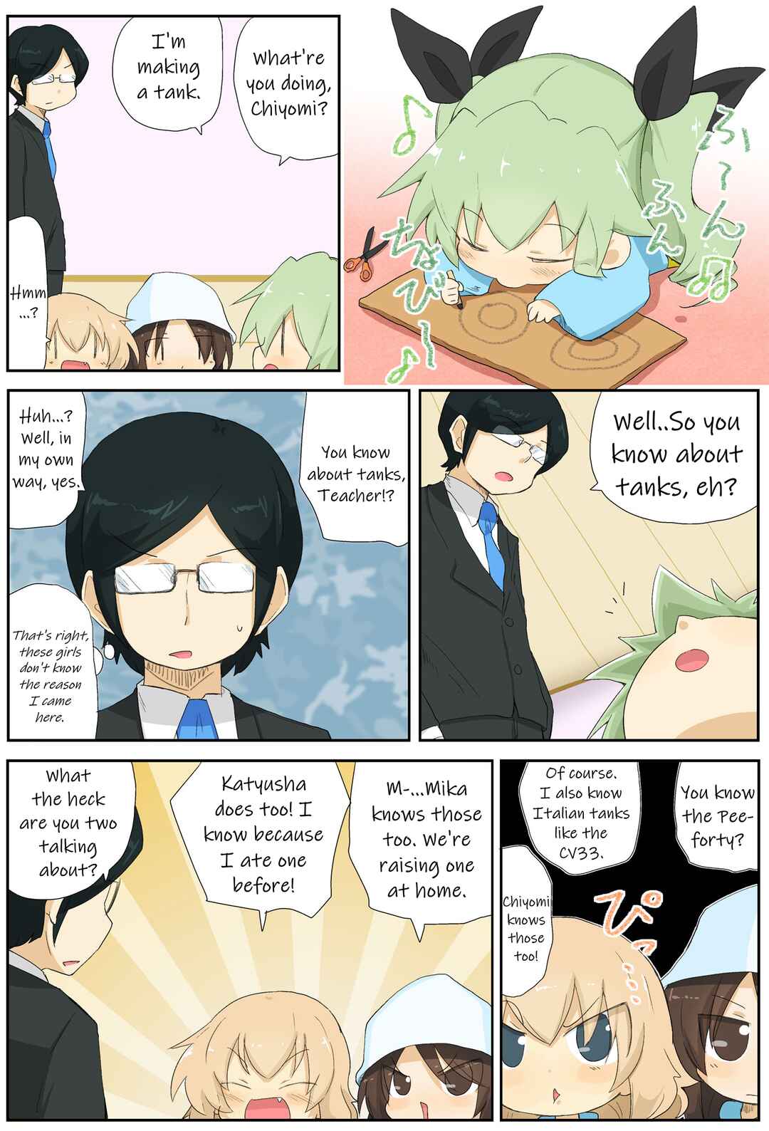 Page 1 Chapter 12 Girls und Panzer Kindergarten Returns