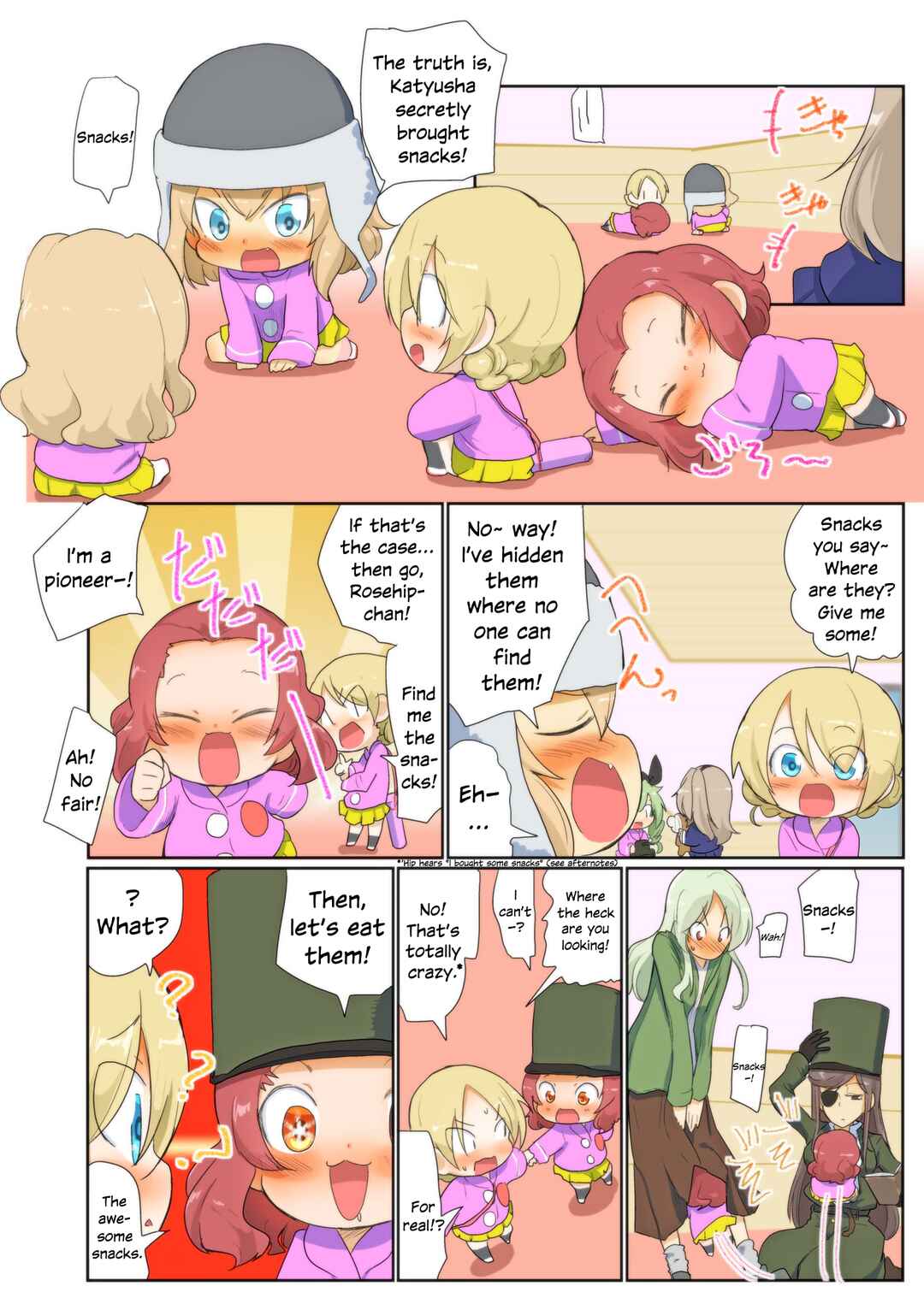 Page 4 Chapter 86 Girls und Panzer Kindergarten Returns
