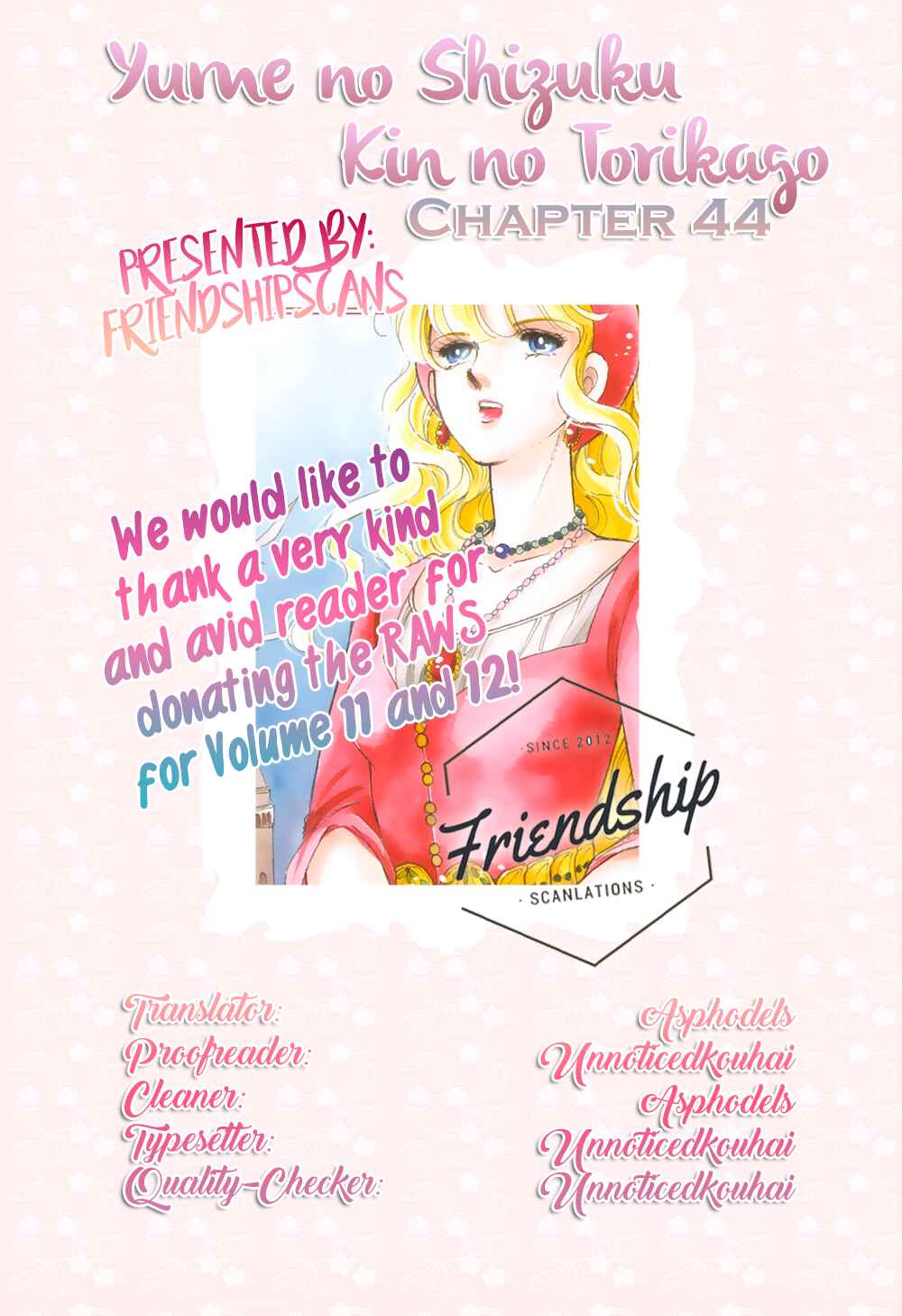 Page 1 Chapter 44 Drops of Dreams, the Golden Birdcage