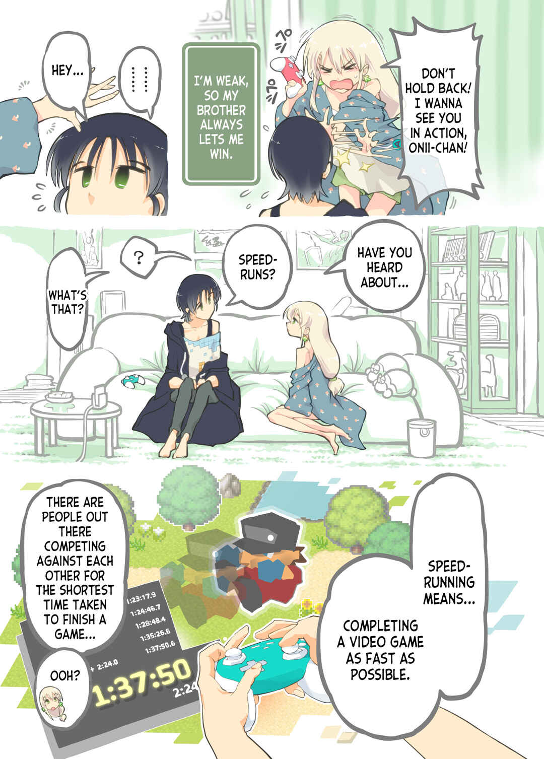 Page 4 Chapter Unknown_694d Pro Gamer Onii-chan no Zecchou RTA!