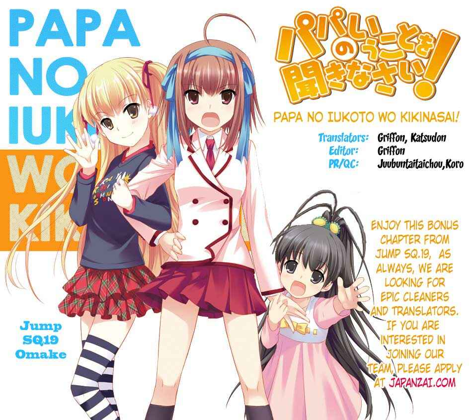 Page 1 Chapter 1.5 Papa no Iukoto wo Kikinasai!