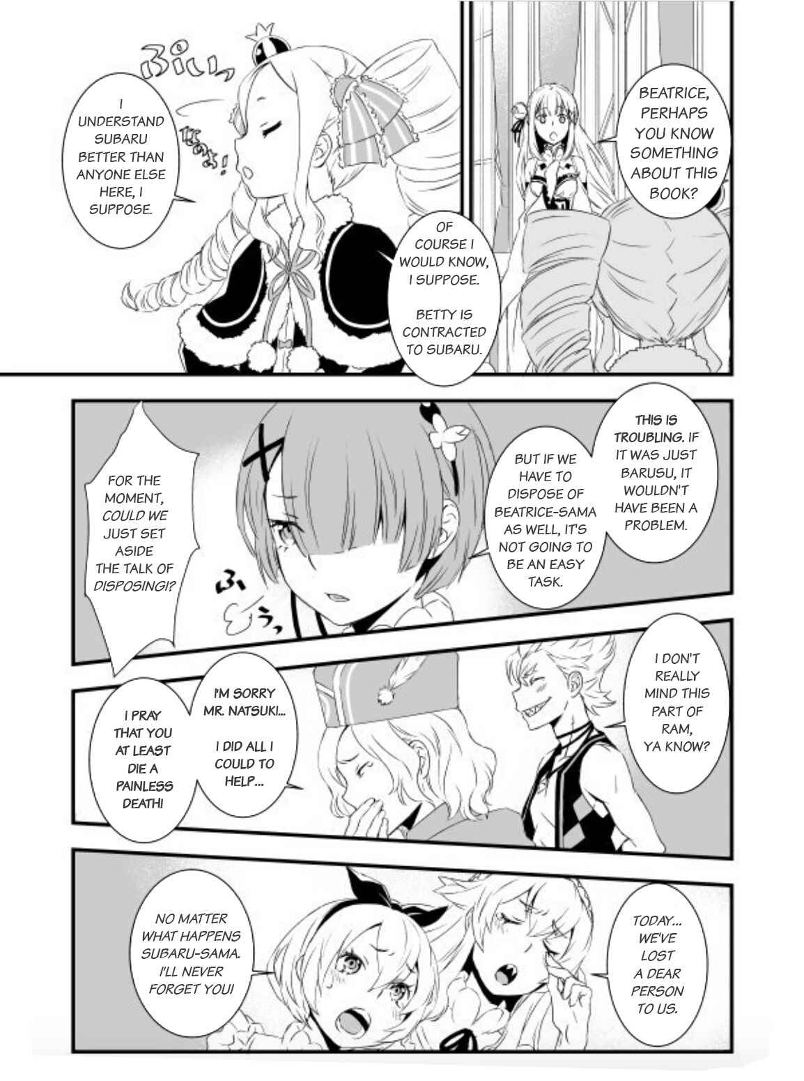 Page 4 Chapter 1 Re:Zero Kara Hajimeru Isekai Seikatsu - Natsuki Subaru to Beatrice no Fukuonsho (Doujinshi)