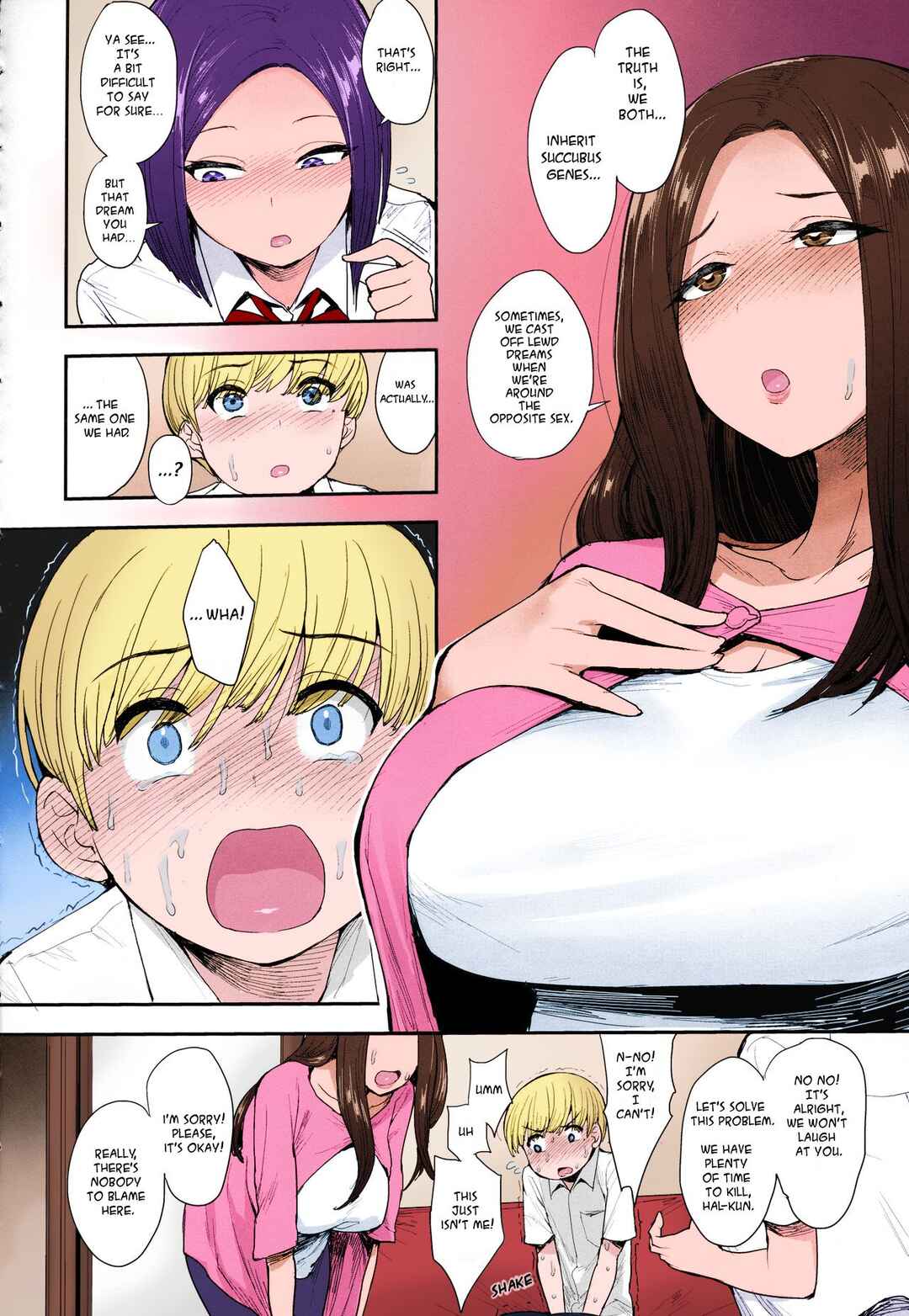 Page 9 Chapter 1 Succubus no Rinjin (Fan Colored)
