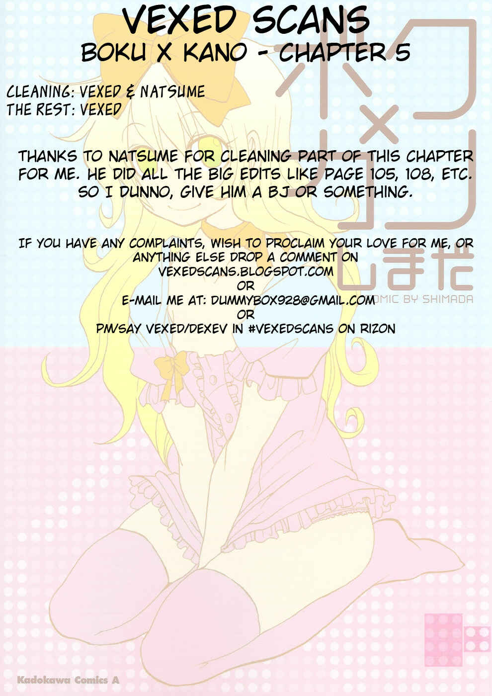 Page 29 Chapter 5 Boku x Kano