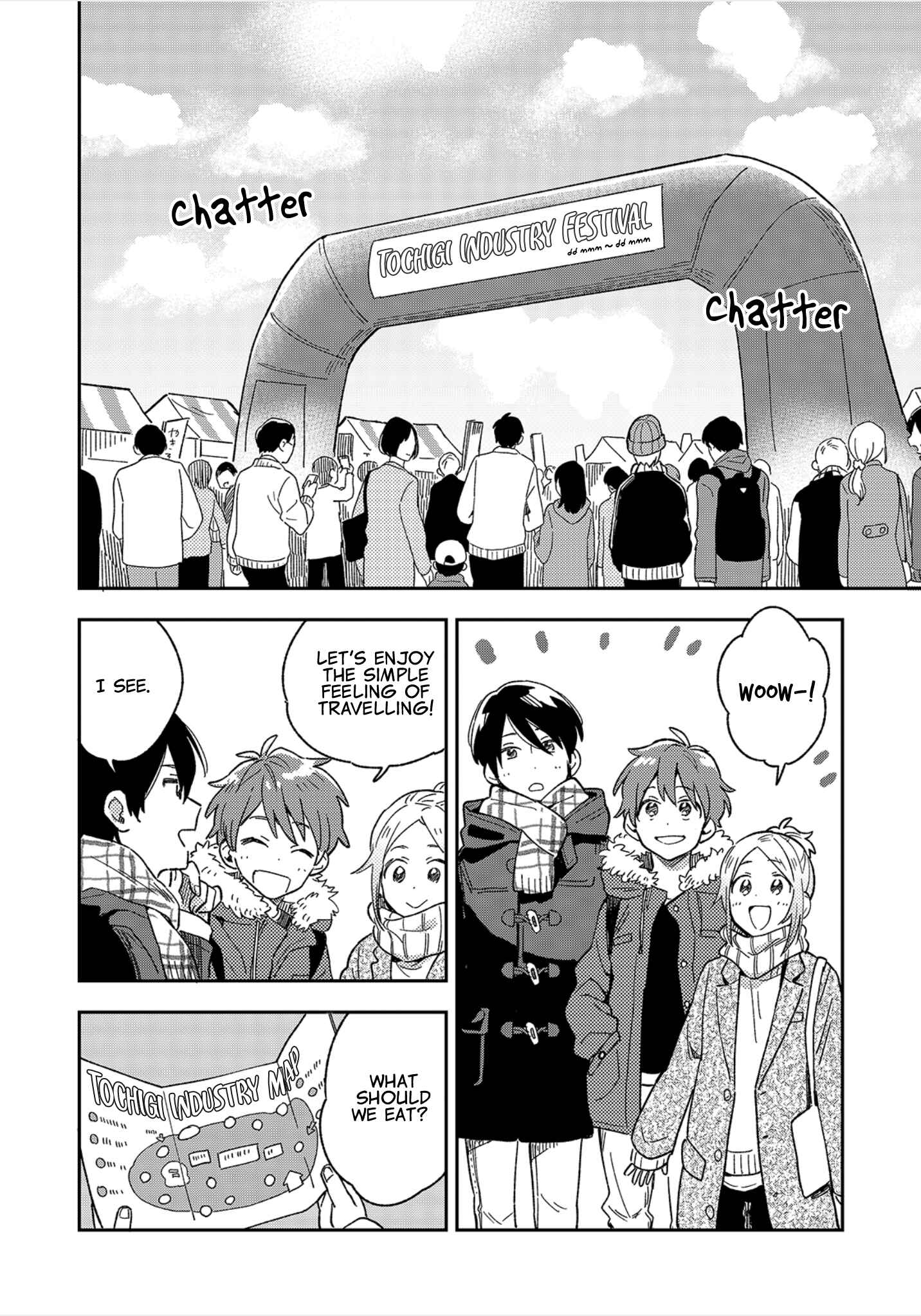 Page 3 Chapter 7 Danshi Koukousei wa Kyou mo Onaka ga Suiteiru