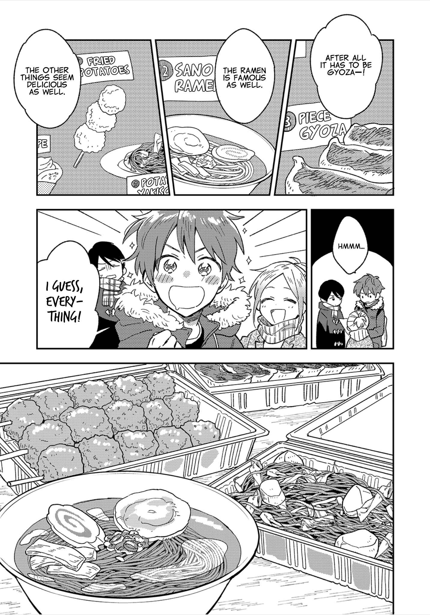 Page 4 Chapter 7 Danshi Koukousei wa Kyou mo Onaka ga Suiteiru