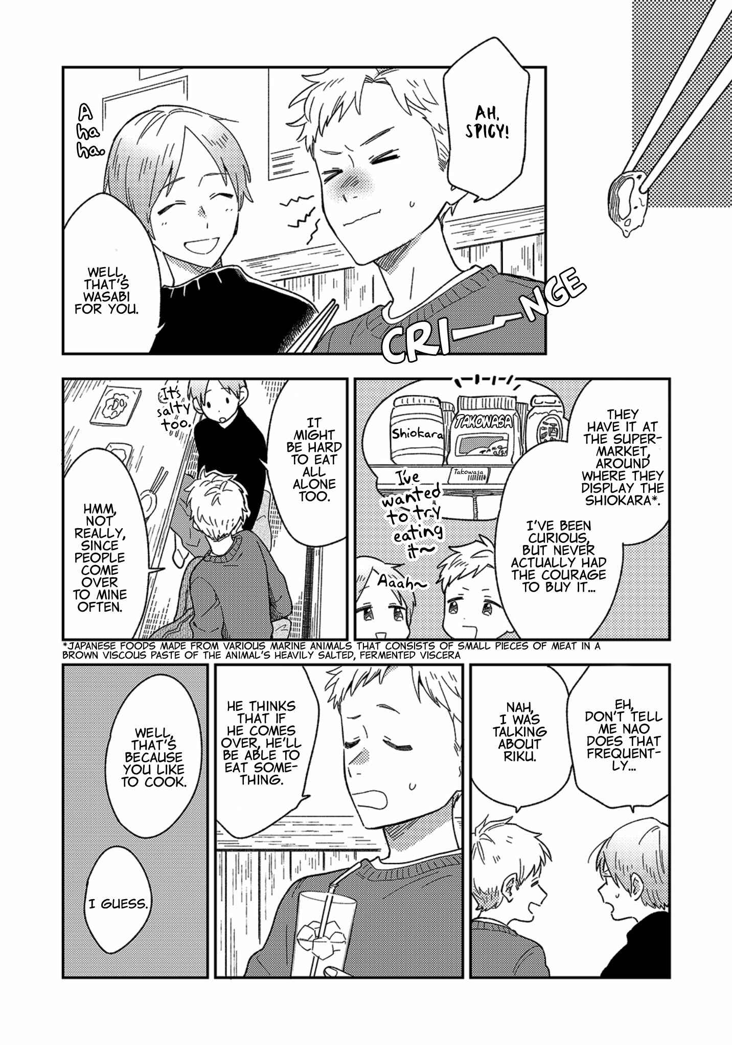 Page 7 Chapter 8 Danshi Koukousei wa Kyou mo Onaka ga Suiteiru