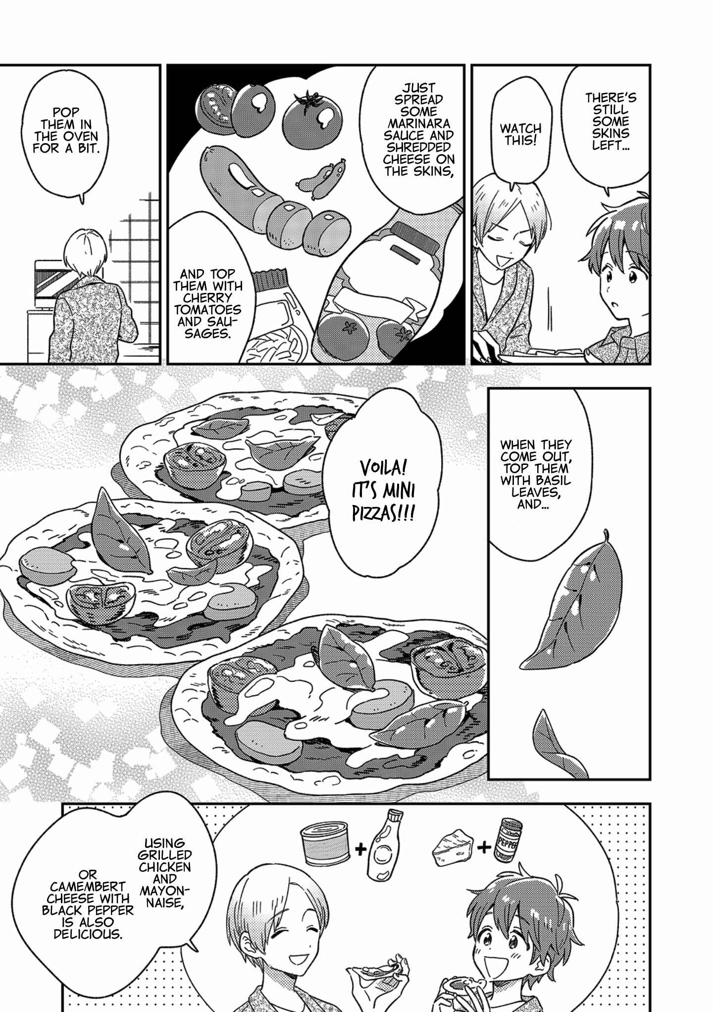 Page 12 Chapter 14 Danshi Koukousei wa Kyou mo Onaka ga Suiteiru