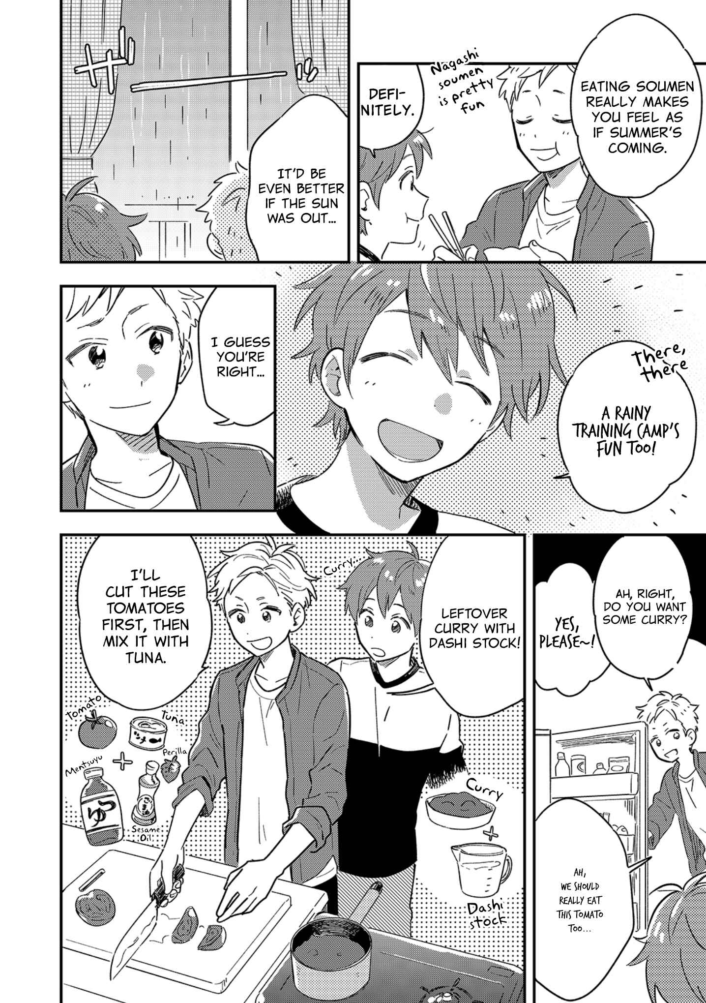 Page 8 Chapter 1 Danshi Koukousei wa Kyou mo Onaka ga Suiteiru