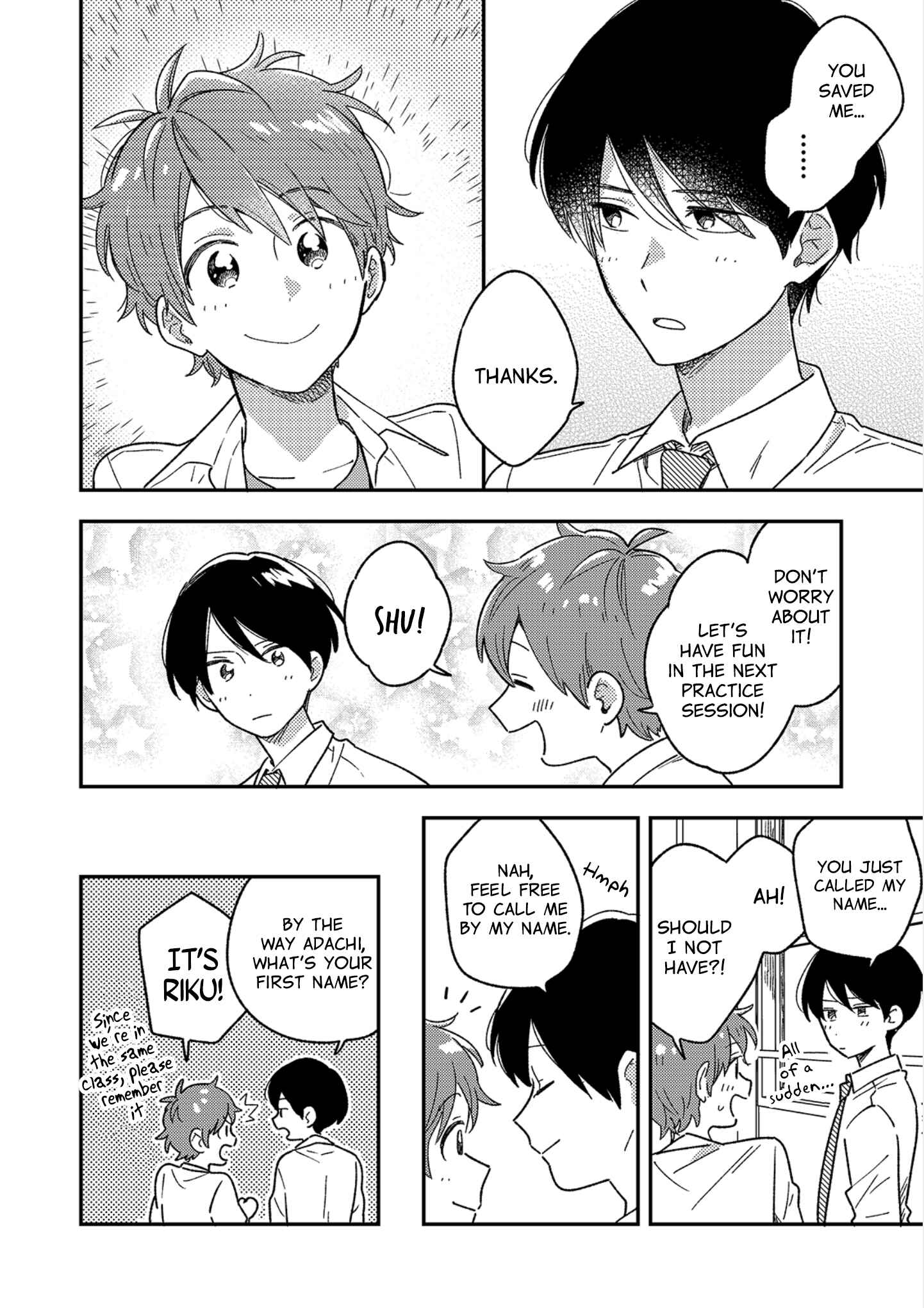Page 10 Chapter 2 Danshi Koukousei wa Kyou mo Onaka ga Suiteiru