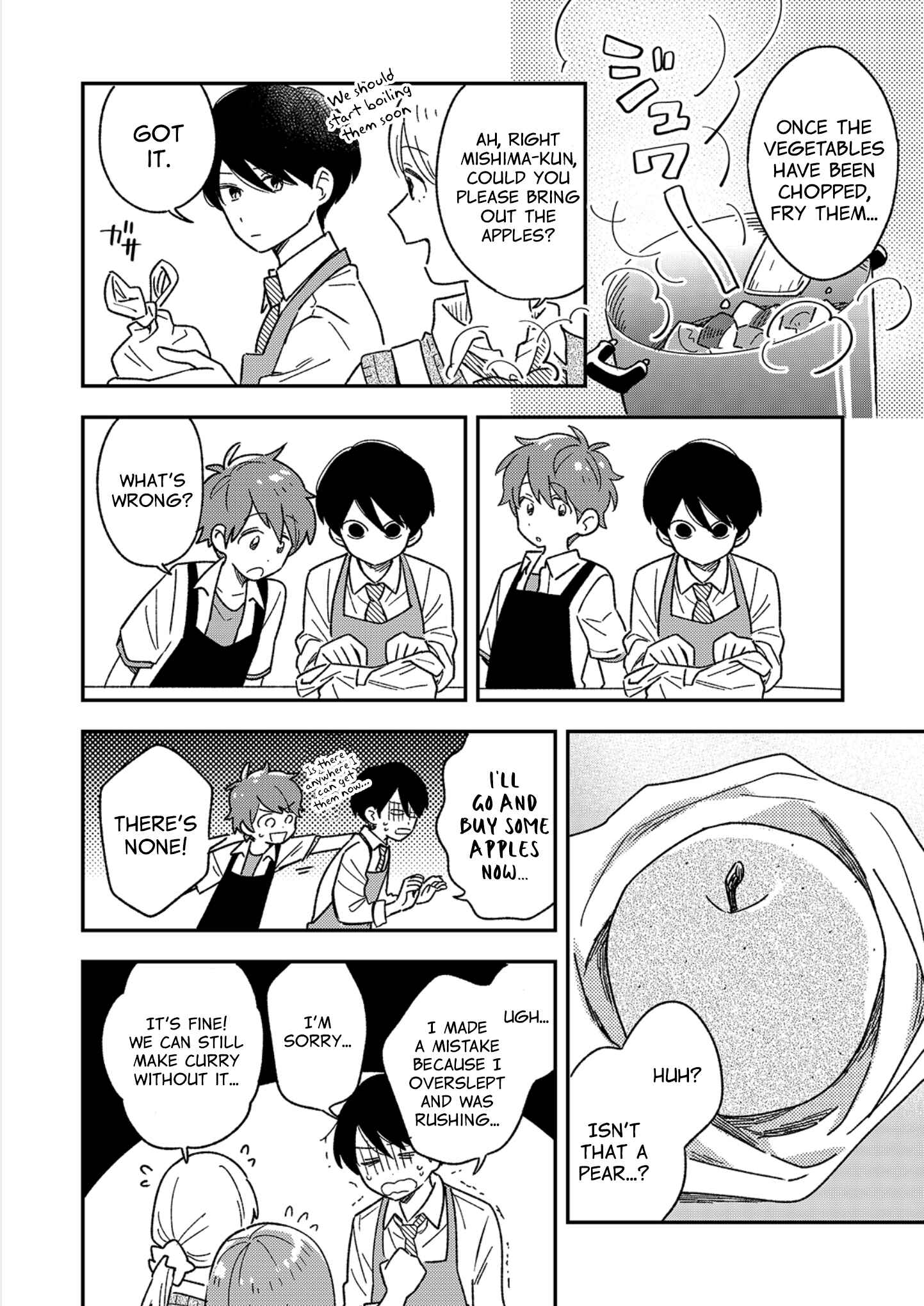 Page 6 Chapter 2 Danshi Koukousei wa Kyou mo Onaka ga Suiteiru
