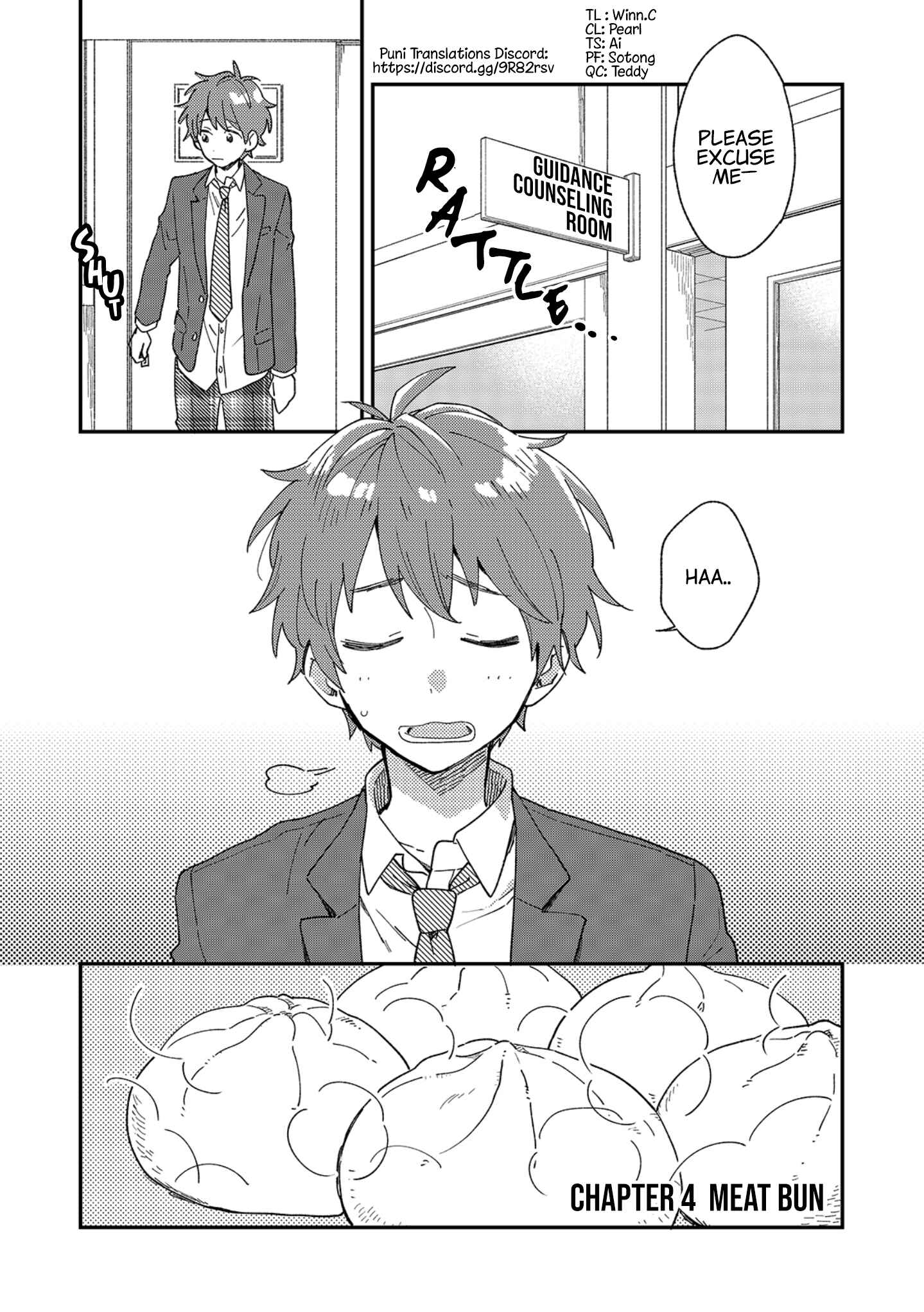 Page 1 Chapter 4 Danshi Koukousei wa Kyou mo Onaka ga Suiteiru