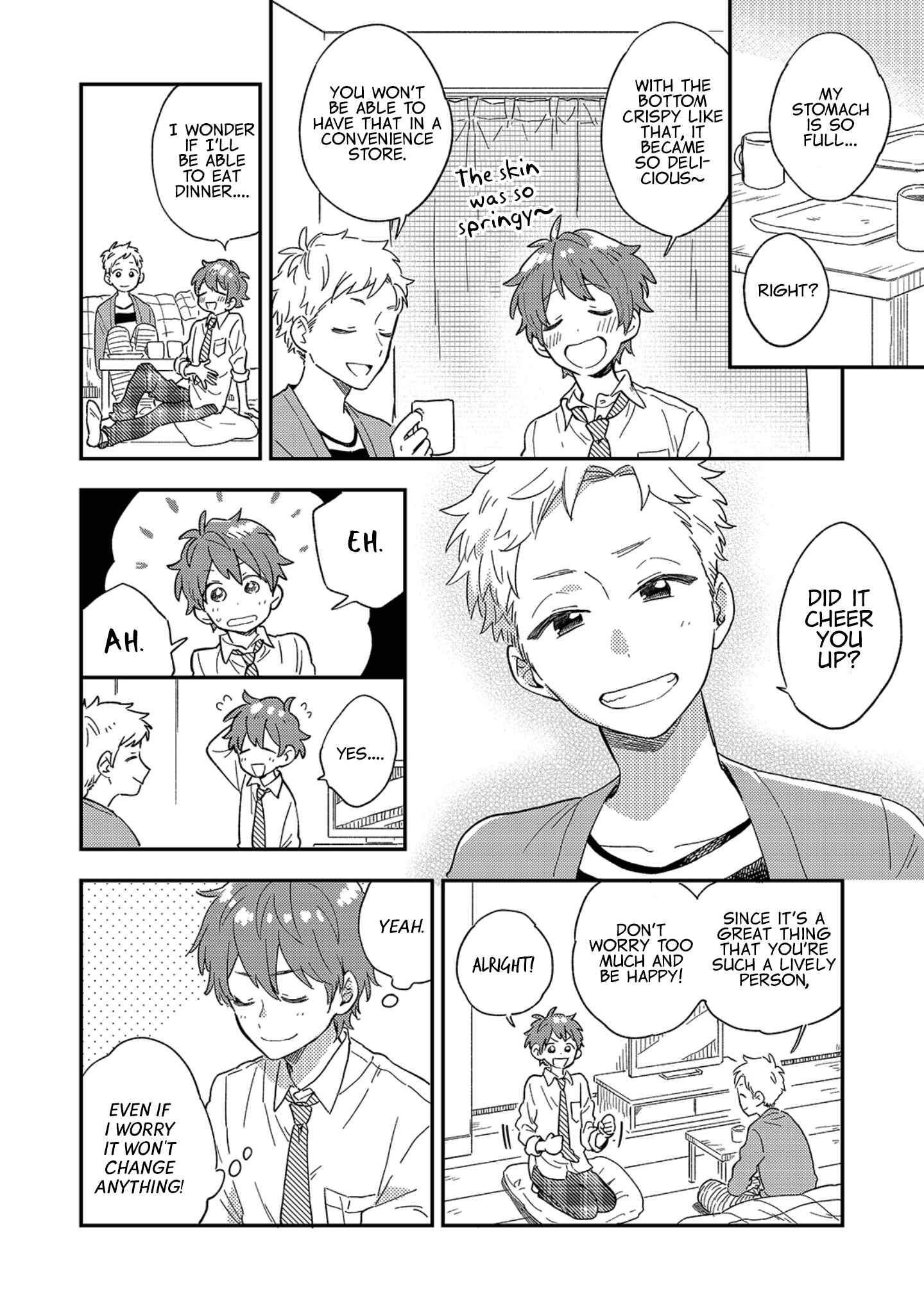 Page 10 Chapter 4 Danshi Koukousei wa Kyou mo Onaka ga Suiteiru
